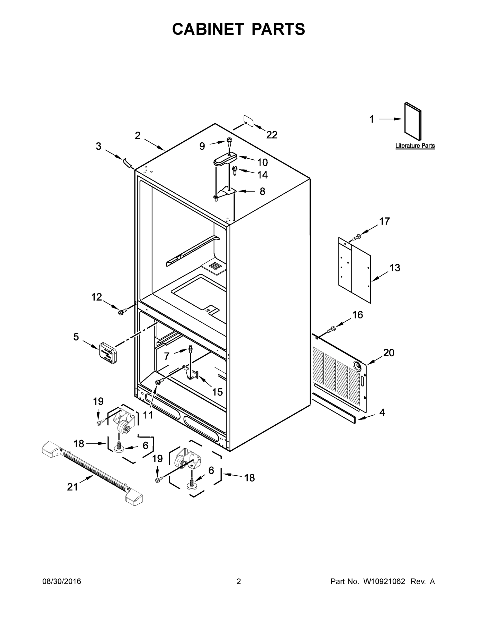 02 - CABINET PARTS