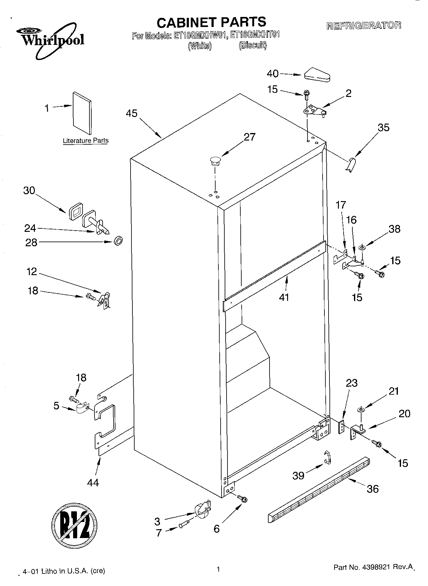 01 - CABINET, LITERATURE
