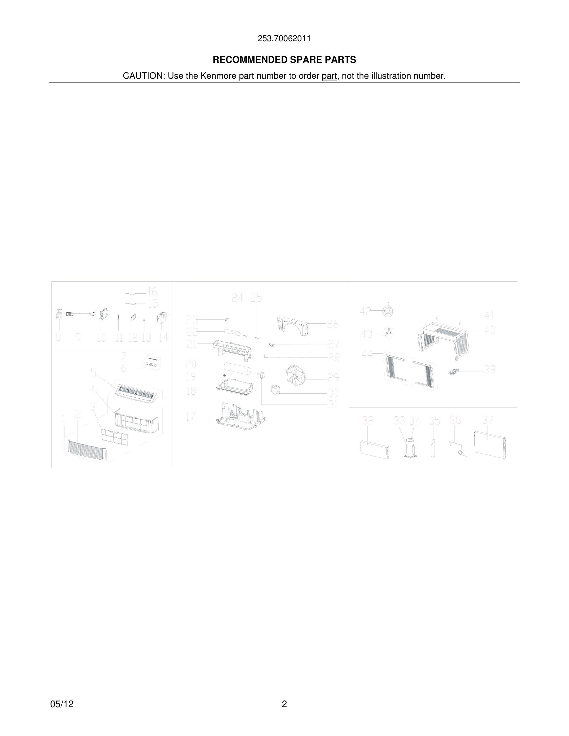 03 - RECOMMENDED SPARE PARTS