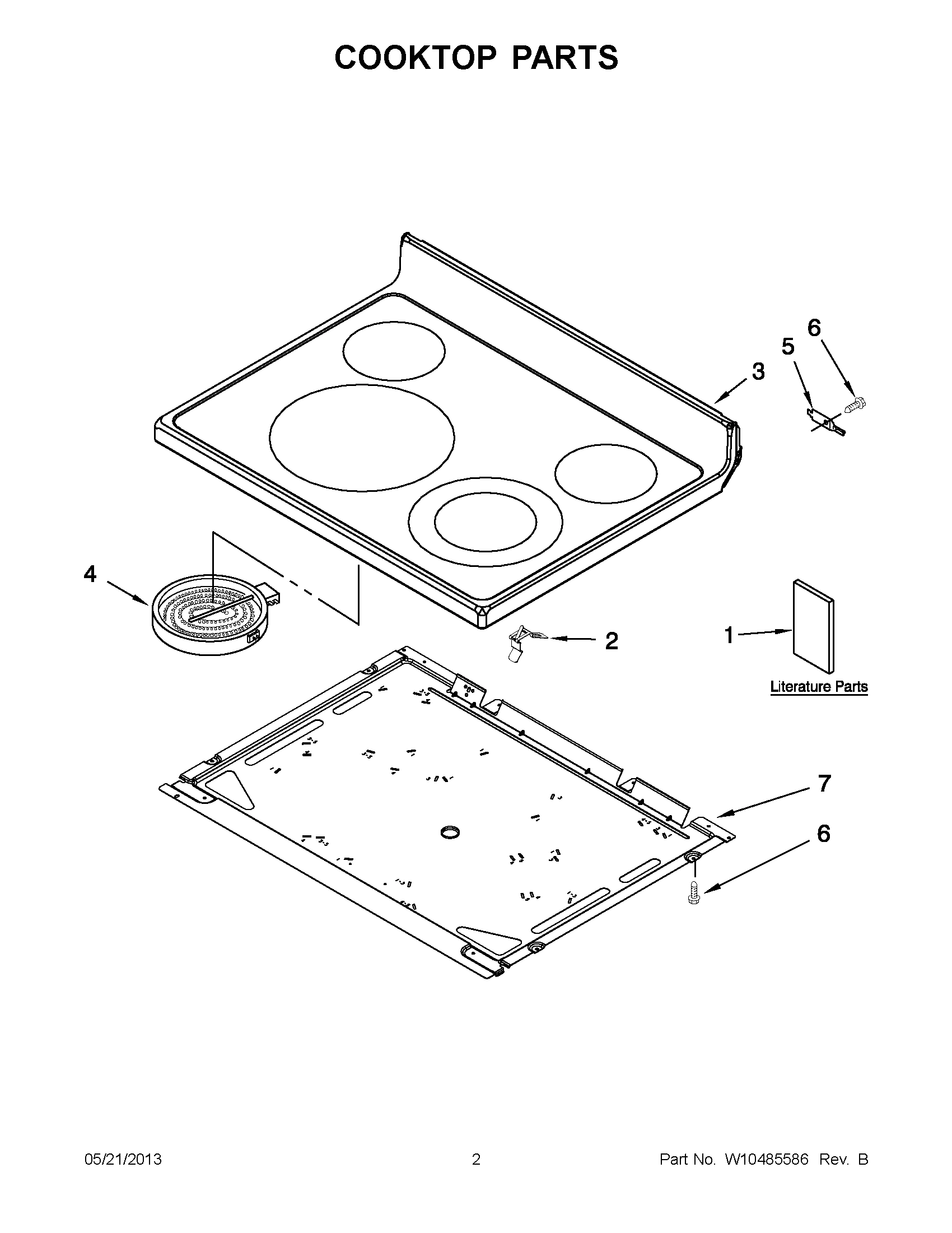 01 - COOKTOP PARTS
