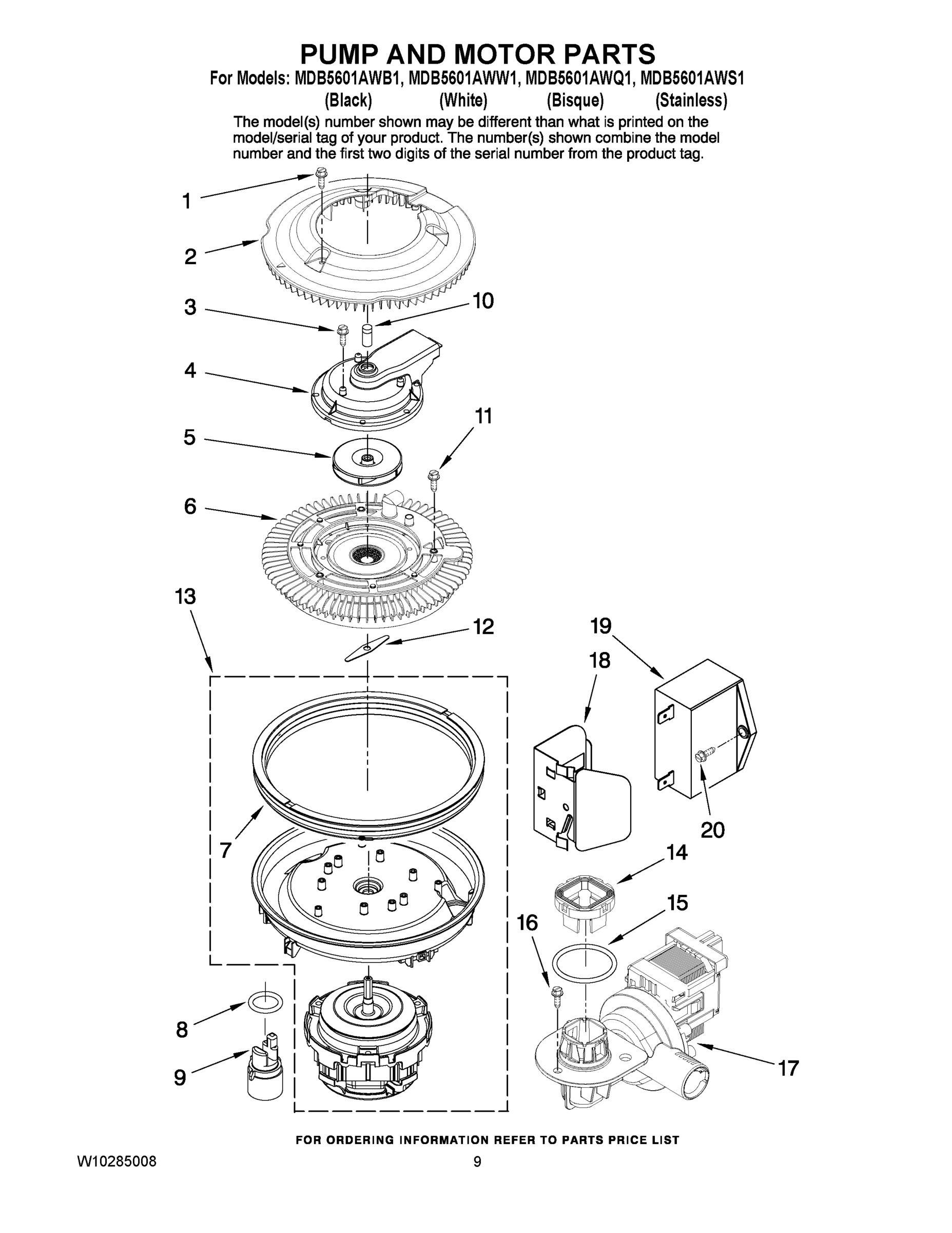 08 - PUMP AND MOTOR PARTS