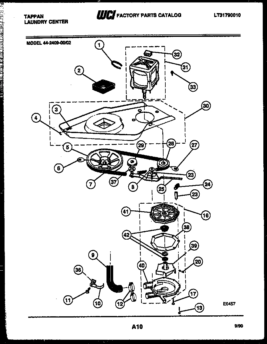 06 - WASHER DRIVE SYSTEM AND PUMP