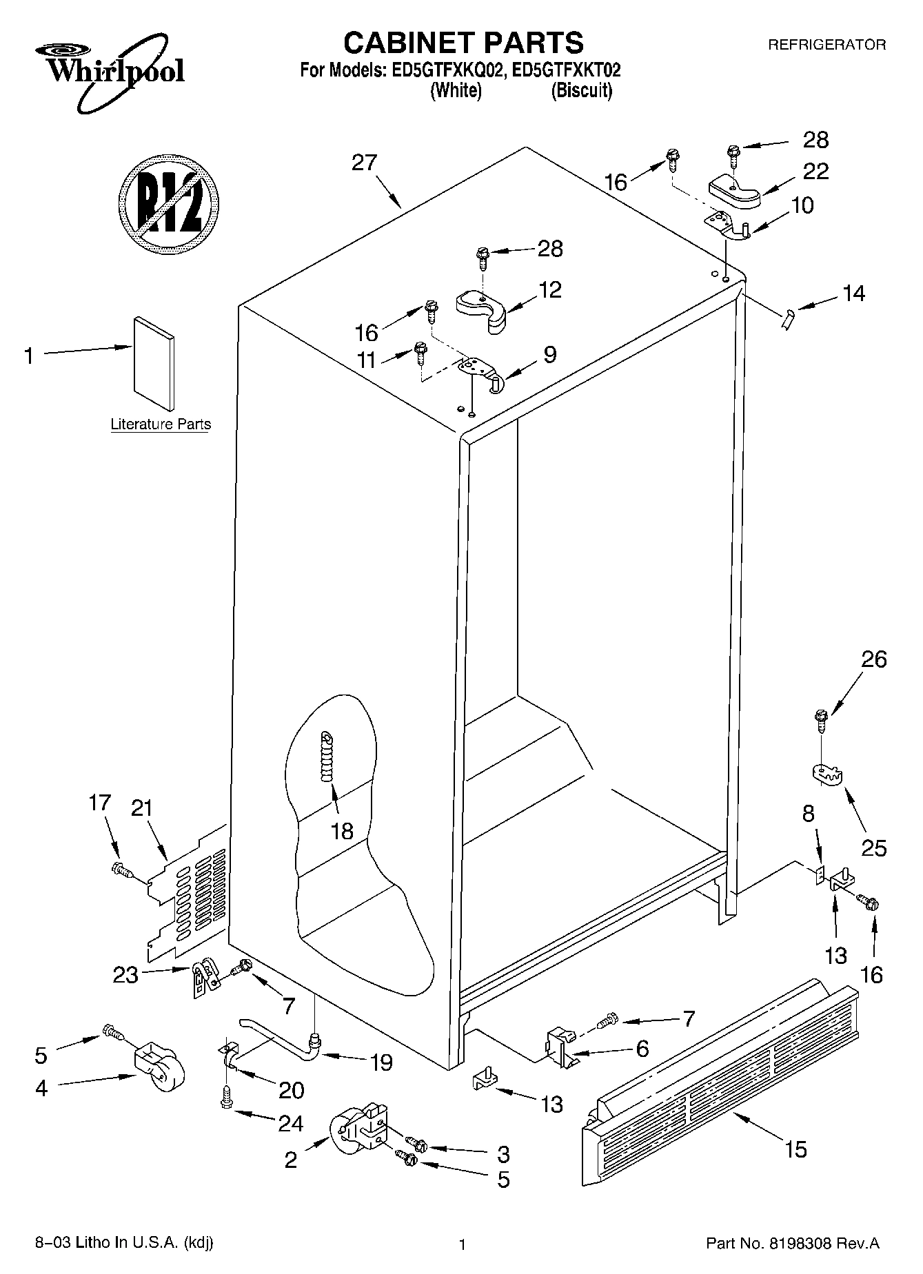 01 - CABINET PARTS