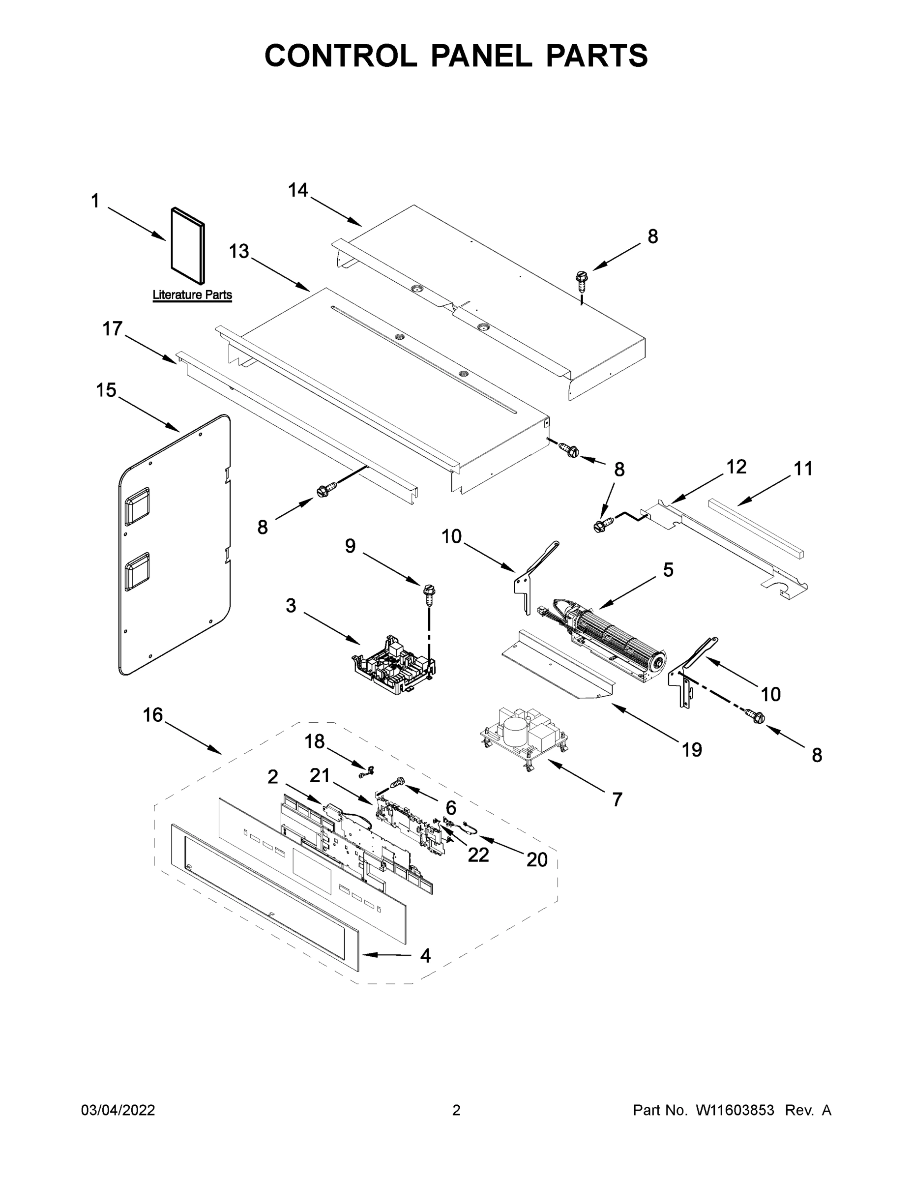 02 - CONTROL PANEL PARTS