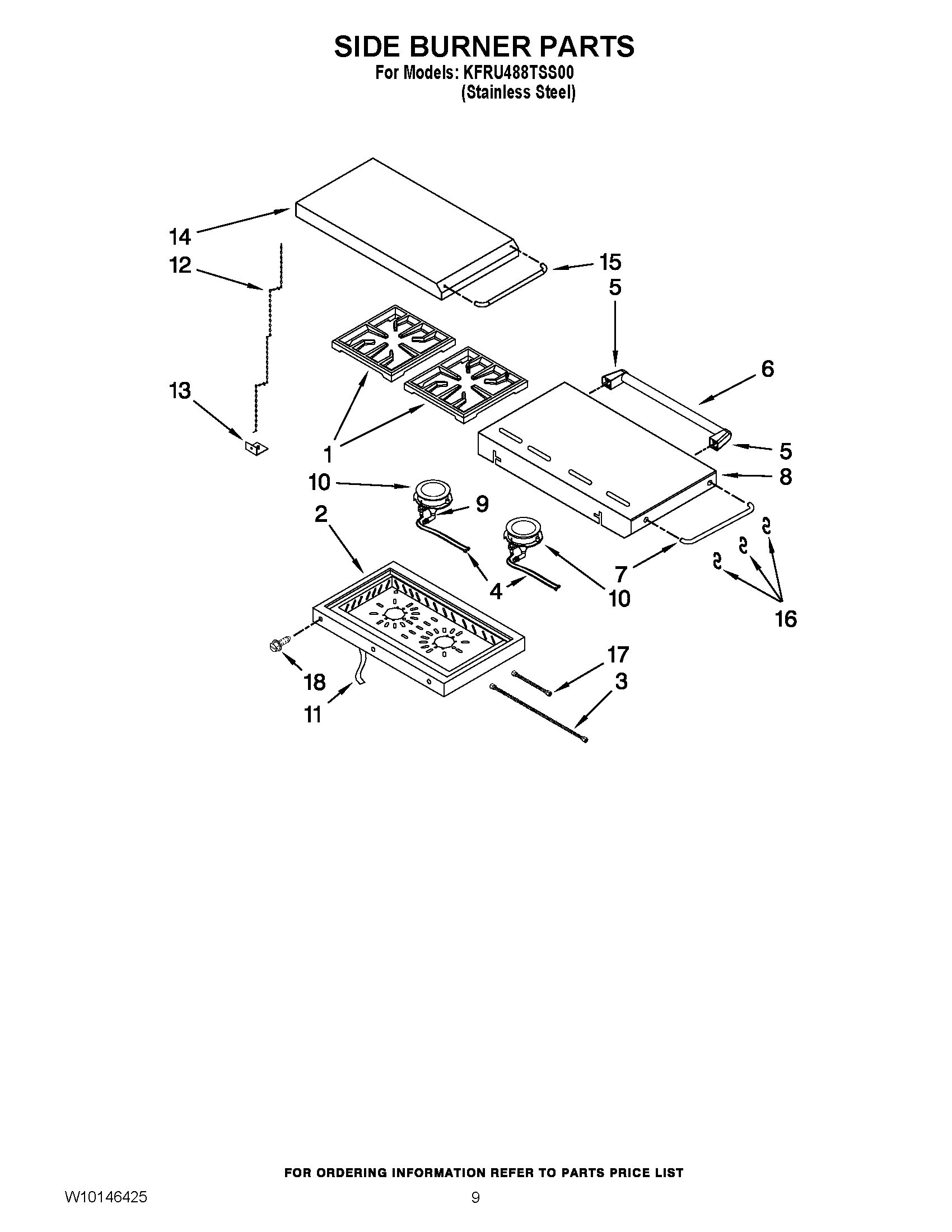 06 - SIDE BURNER PARTS