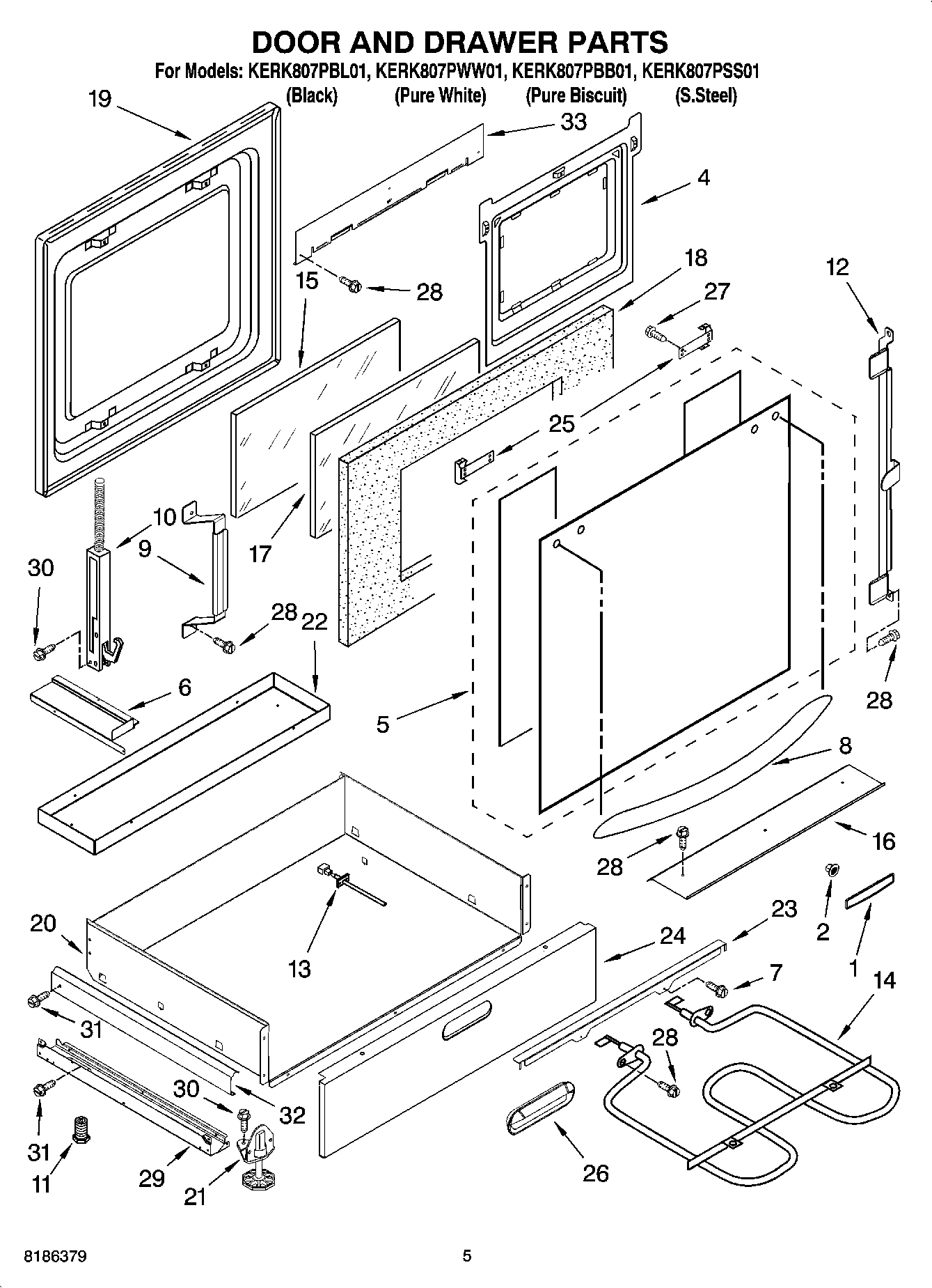 04 - DOOR AND DRAWER PARTS