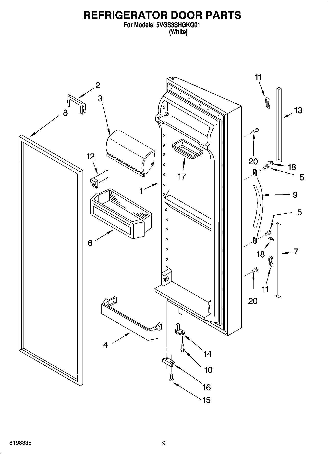 06 - REFRIGERATOR DOOR PARTS