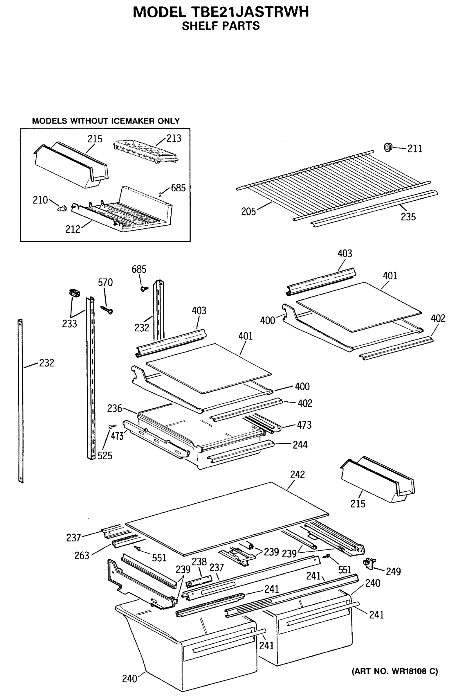 SHELF PARTS