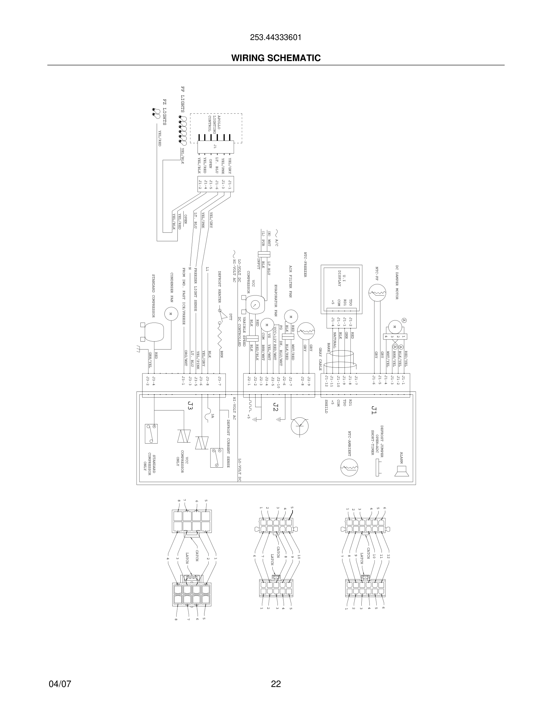22 - WIRING SCHEMATIC