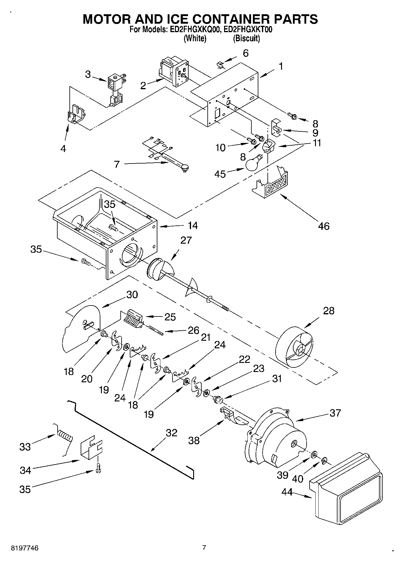 05 - MOTOR AND ICE CONTAINER