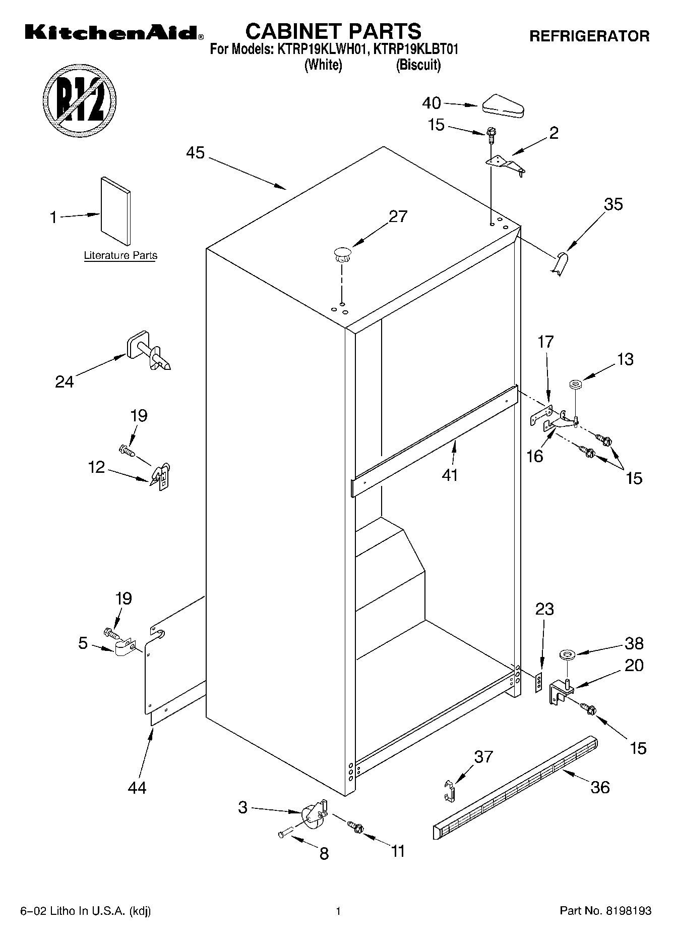 01 - CABINET, LITERATURE