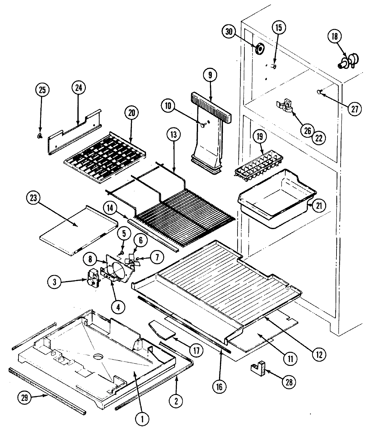 01 - FREEZER COMPARTMENT