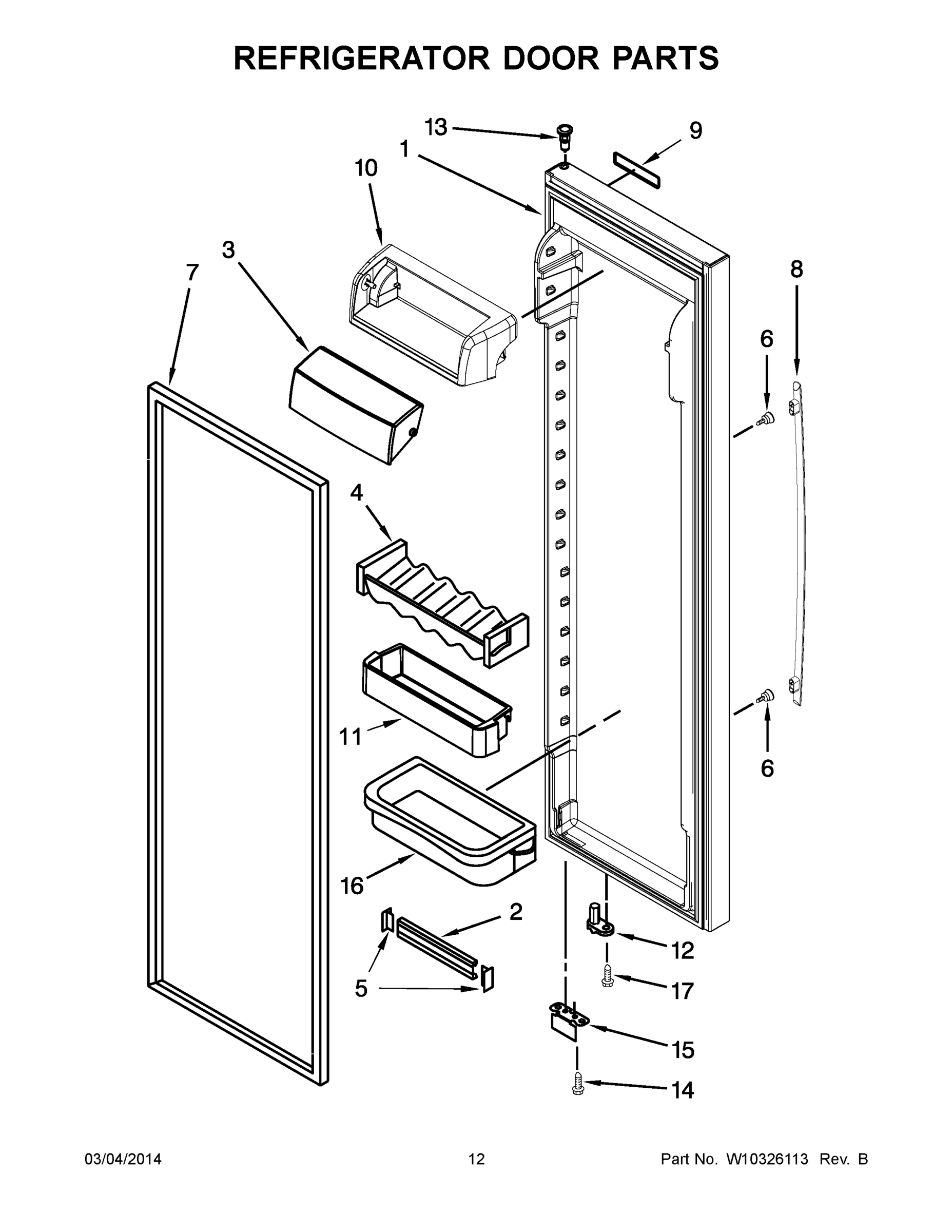 07 - REFRIGERATOR DOOR PARTS