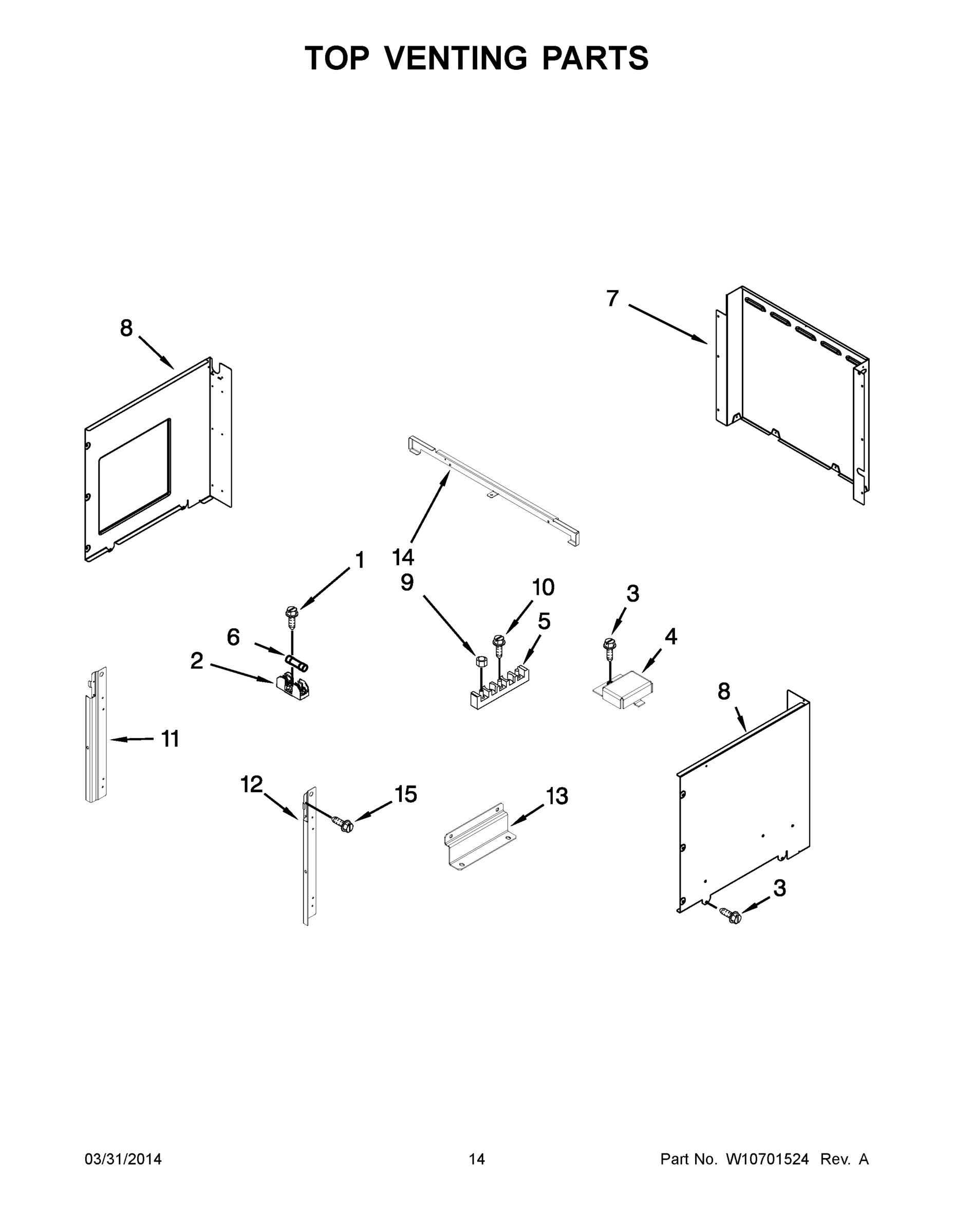 08 - TOP VENTING PARTS