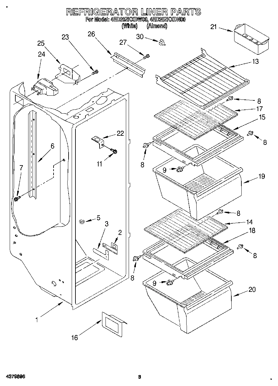 02 - REFRIGERATOR LINER