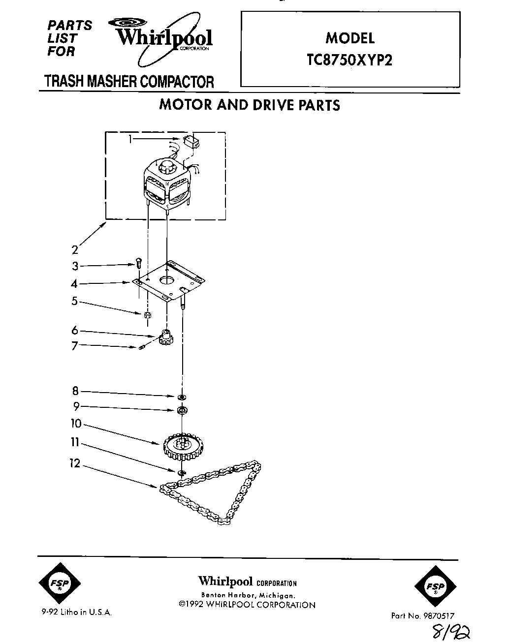 01 - MOTOR AND DRIVE, LIT/OPTIONAL