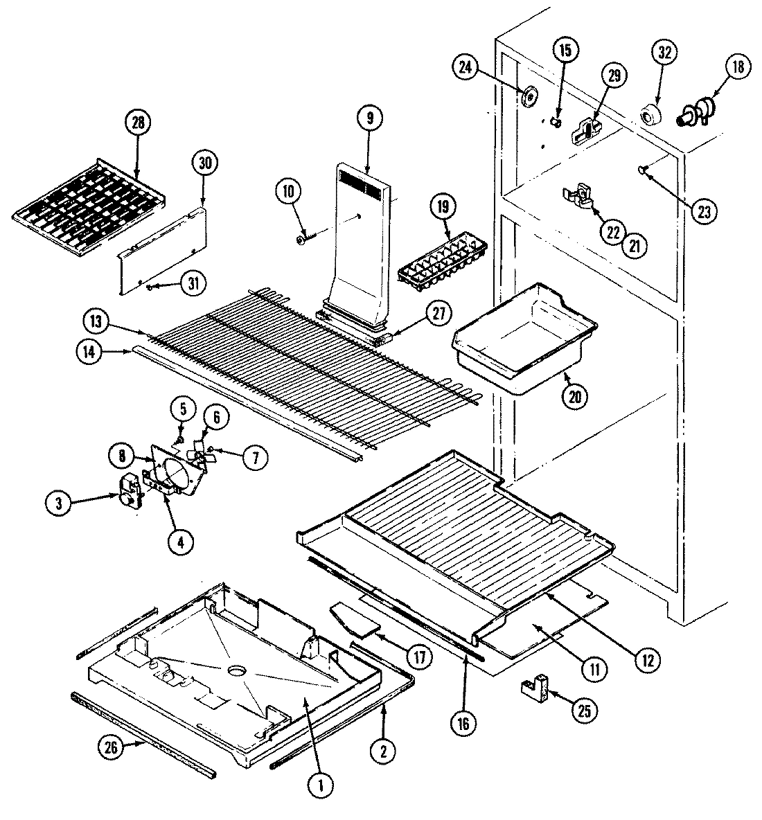01 - FREEZER COMPARTMENT