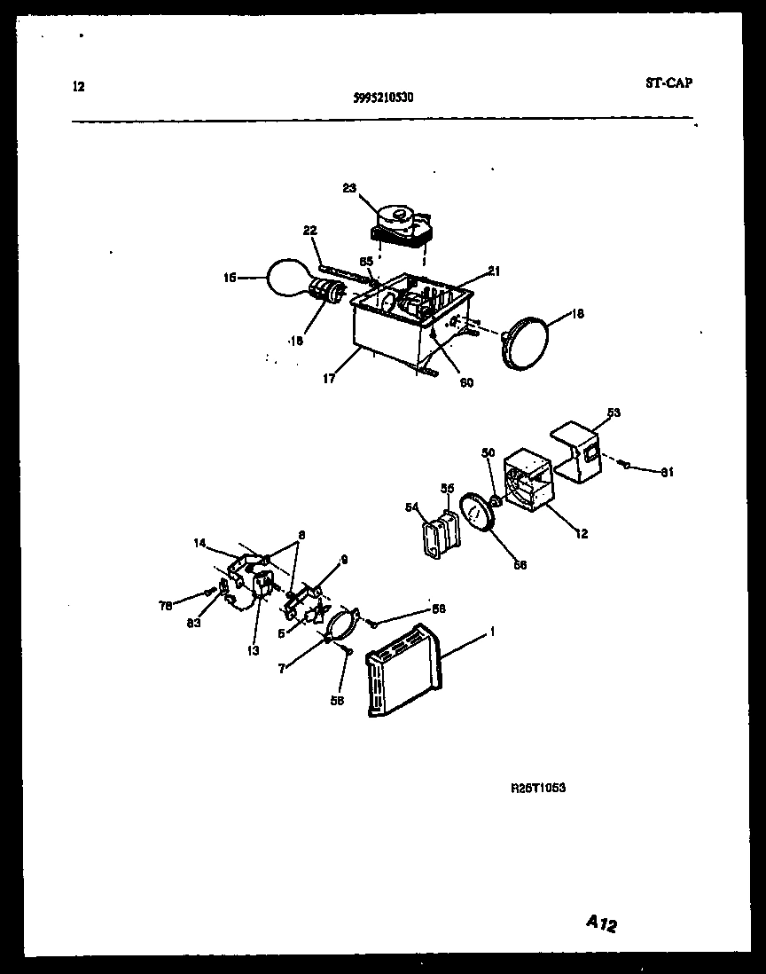 07 - REFRIGERATOR CONTROL ASSEMBLY, DAMP