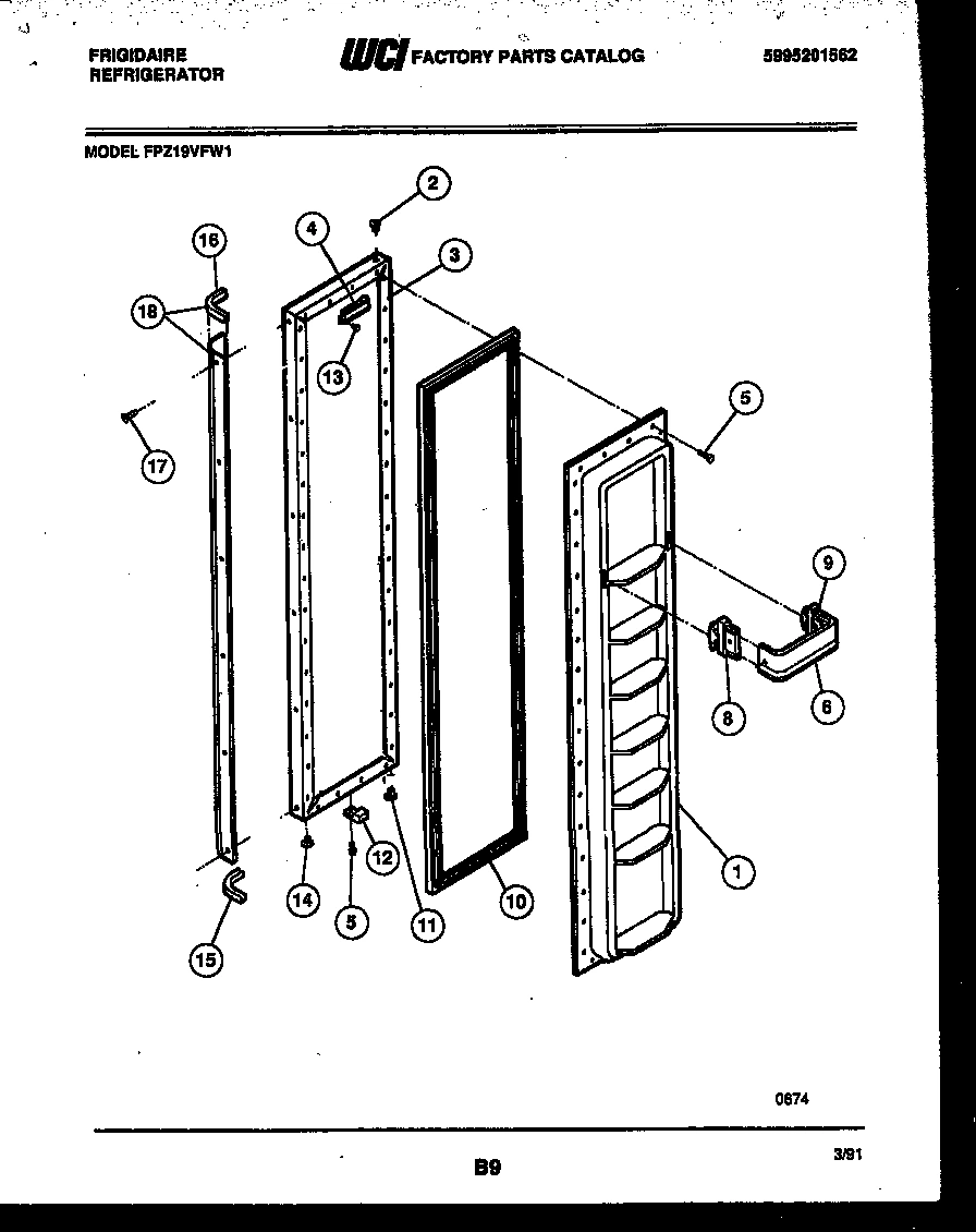 03 - FREEZER DOOR PARTS