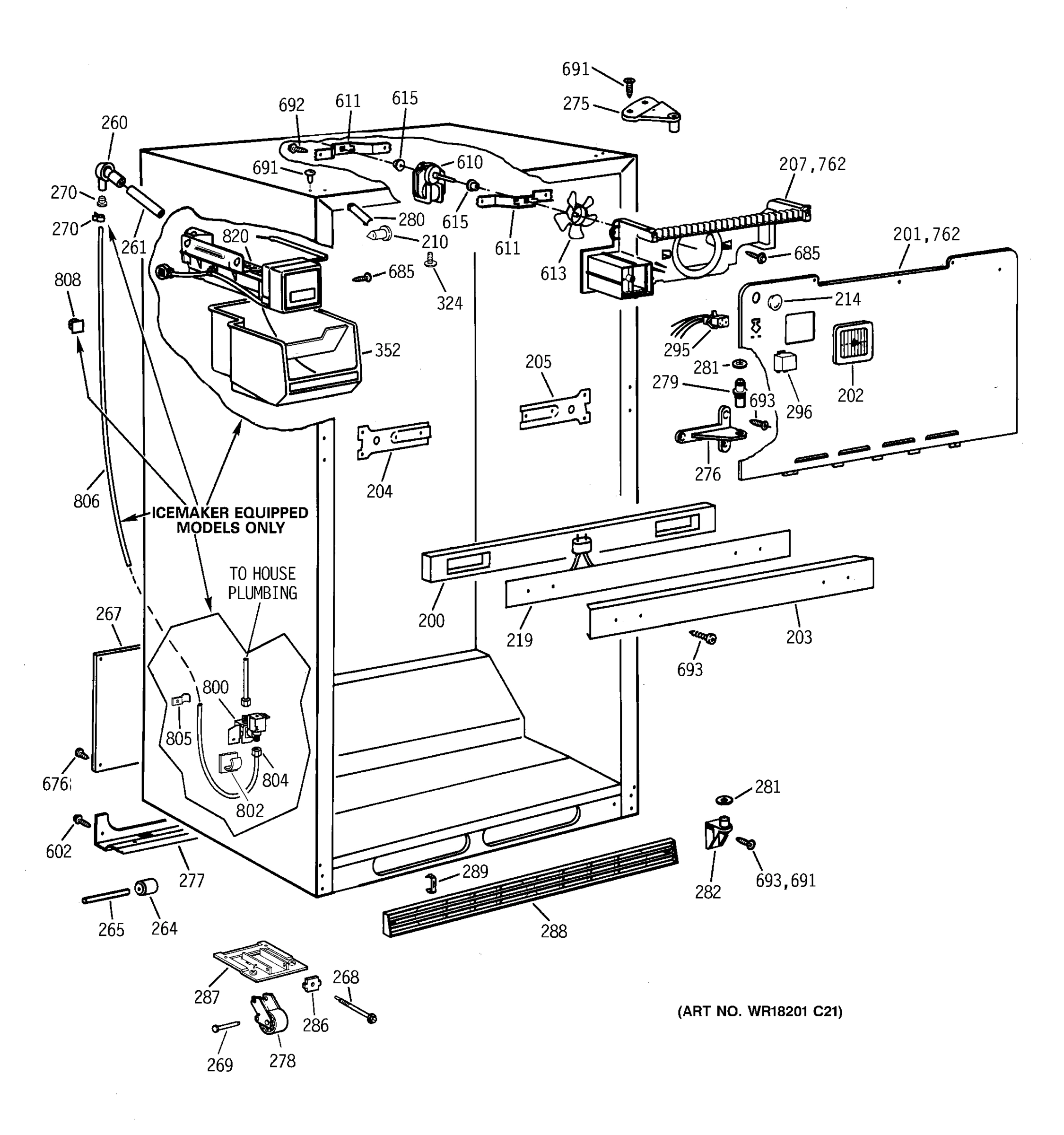 CABINET PARTS