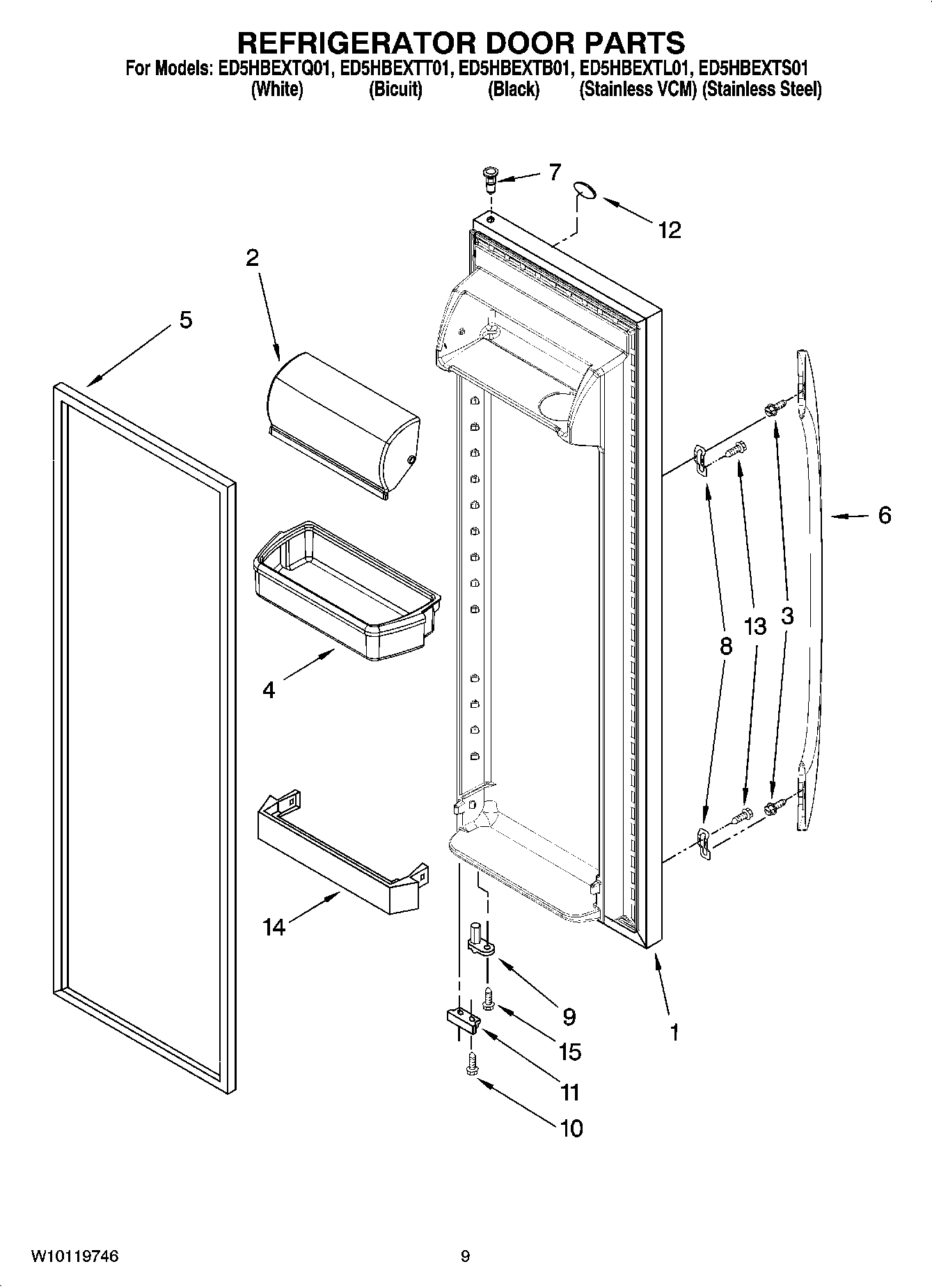 06 - REFRIGERATOR DOOR PARTS