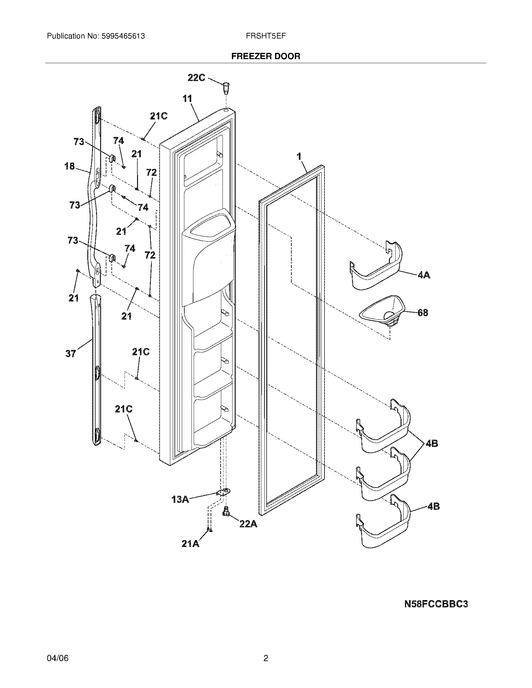 03 - FREEZER DOOR