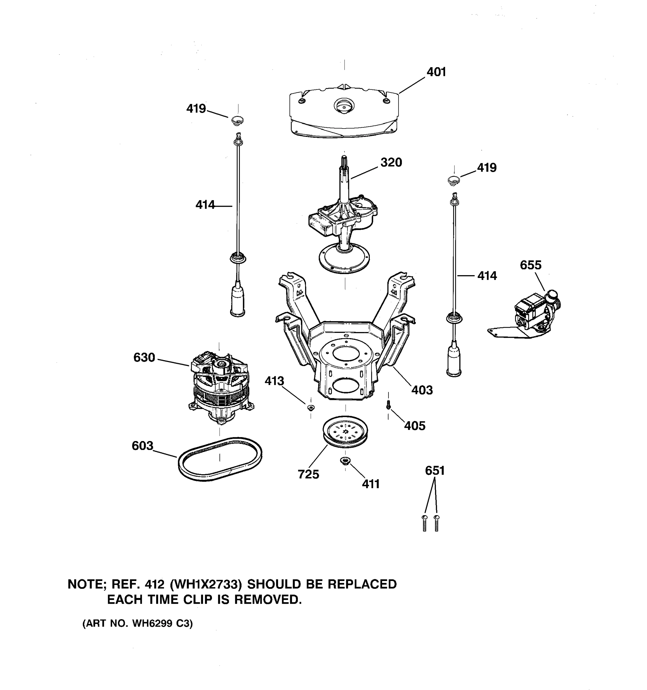 SUSPENSION, PUMP & DRIVE COMPONENTS