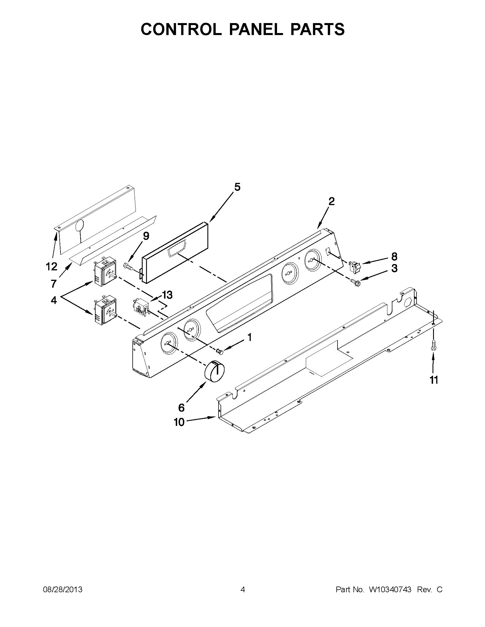 03 - CONTROL PANEL PARTS