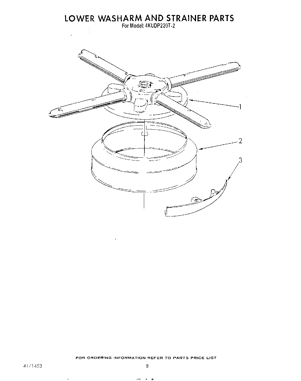 06 - LOWER WASHARM AND STRAINER