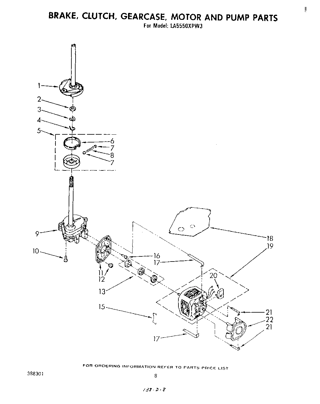 06 - BRAKE, CLUTCH, GEARCASE, MOTOR AND PUMP