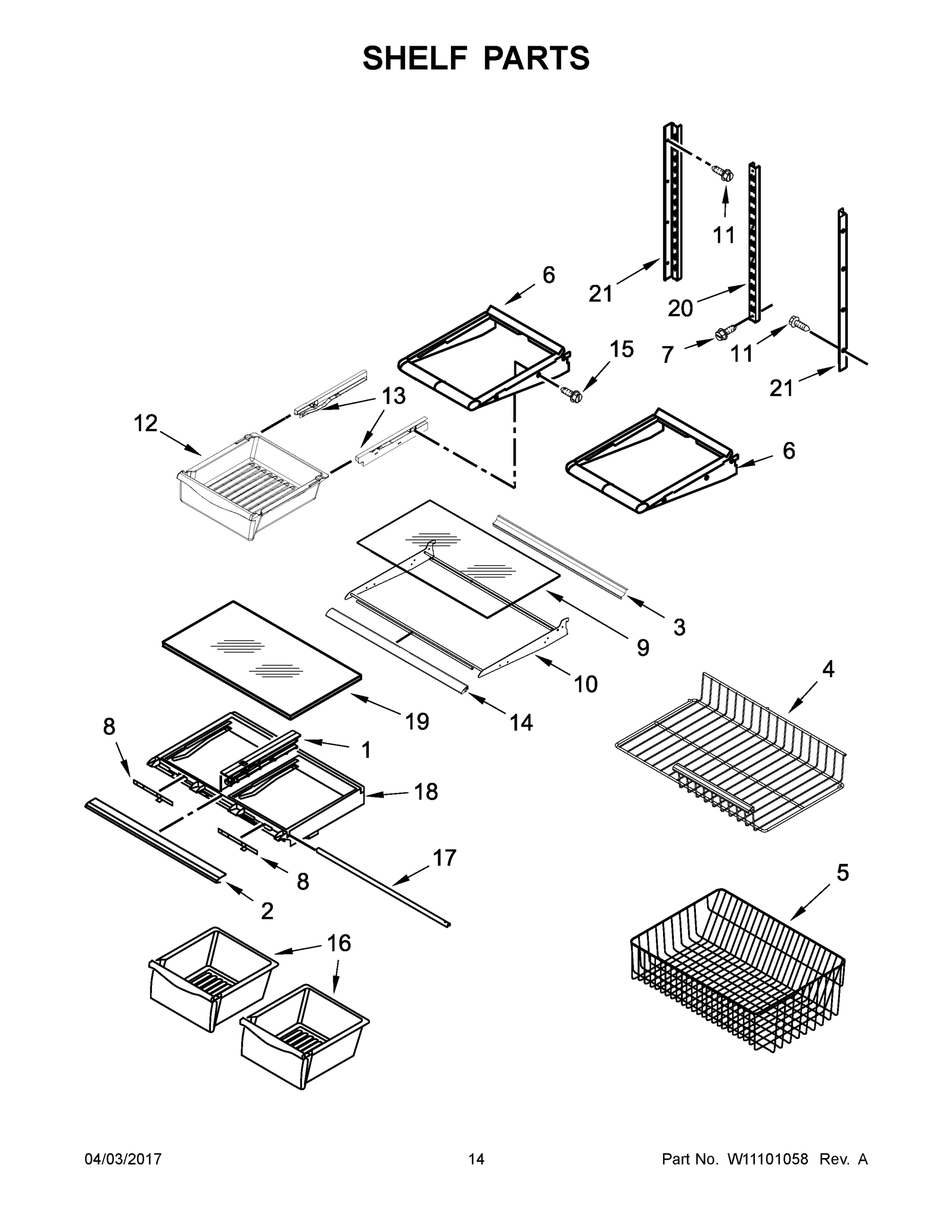 08 - SHELF PARTS