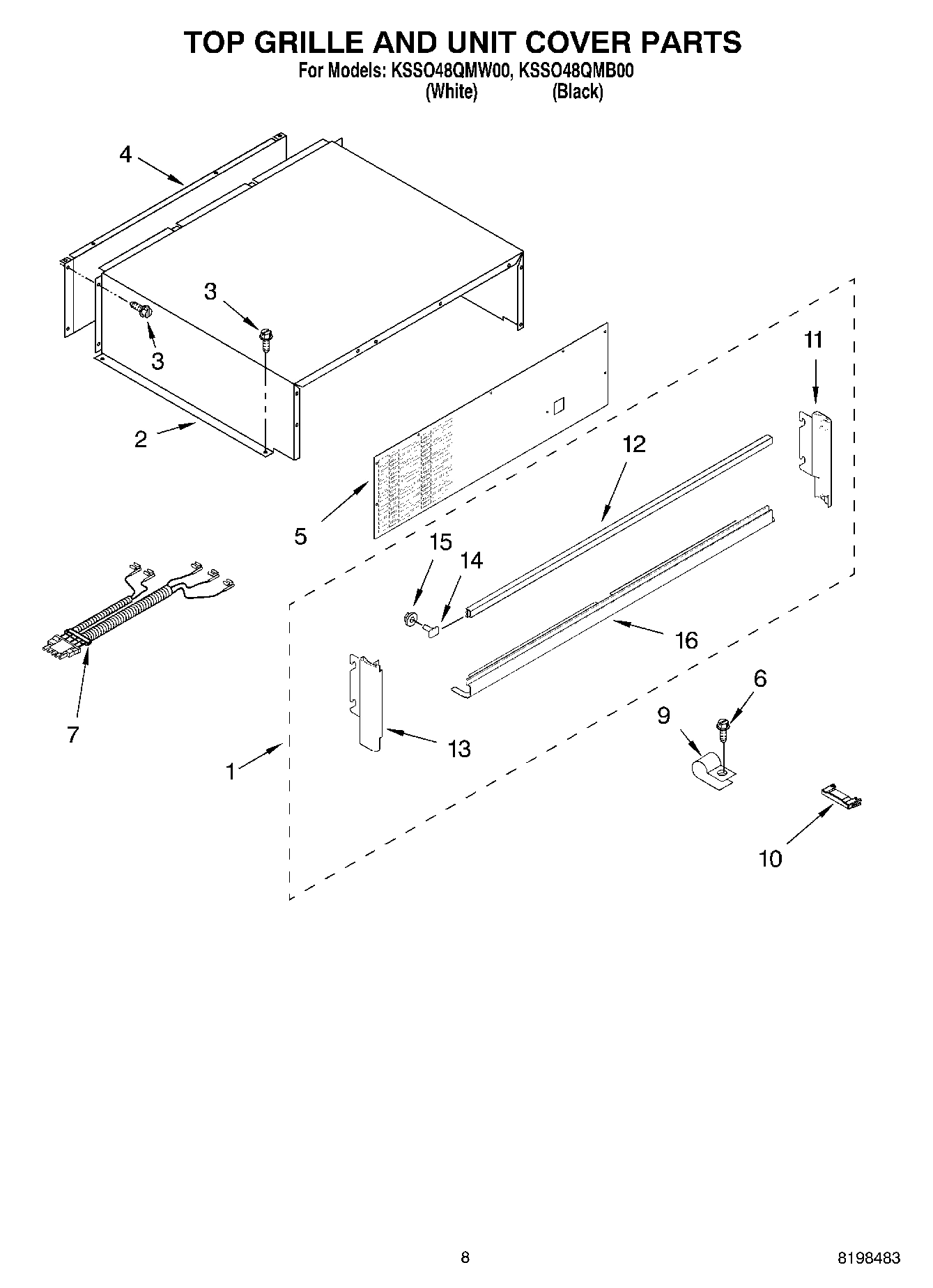 06 - TOP GRILLE AND UNIT COVER PARTS