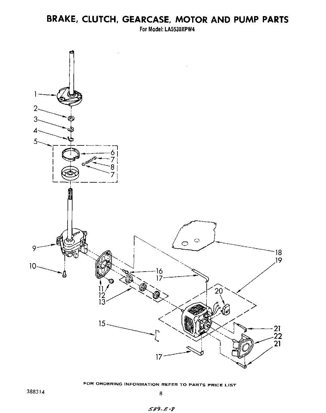 06 - BRAKE, CLUTCH, GEARCASE, MOTOR AND PUMP