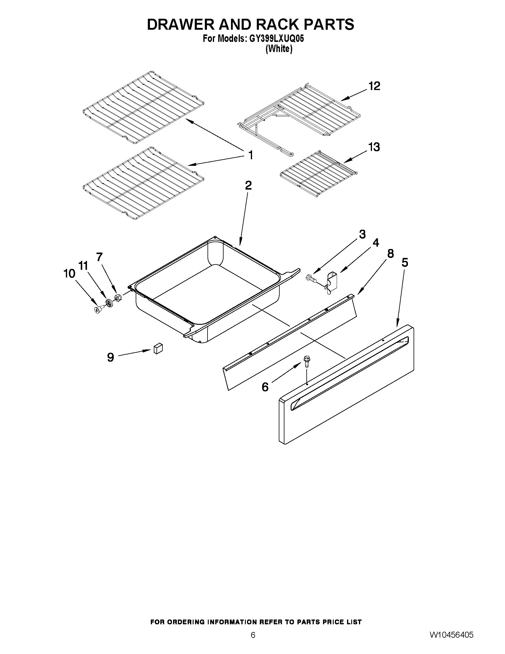 05 - DRAWER AND RACK PARTS