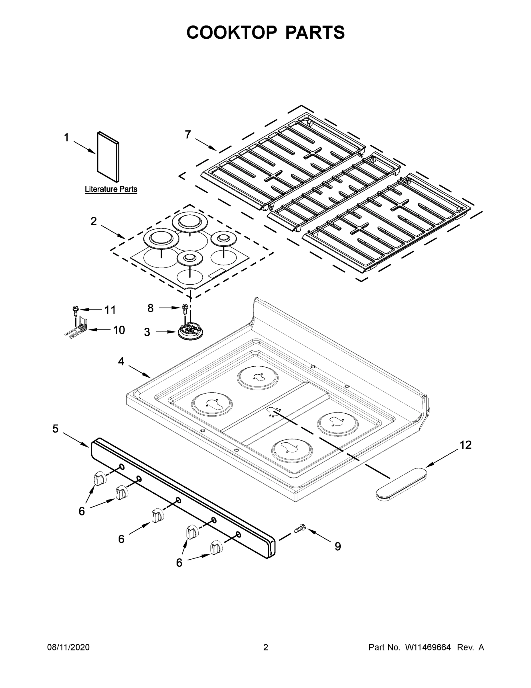 02 - COOKTOP PARTS