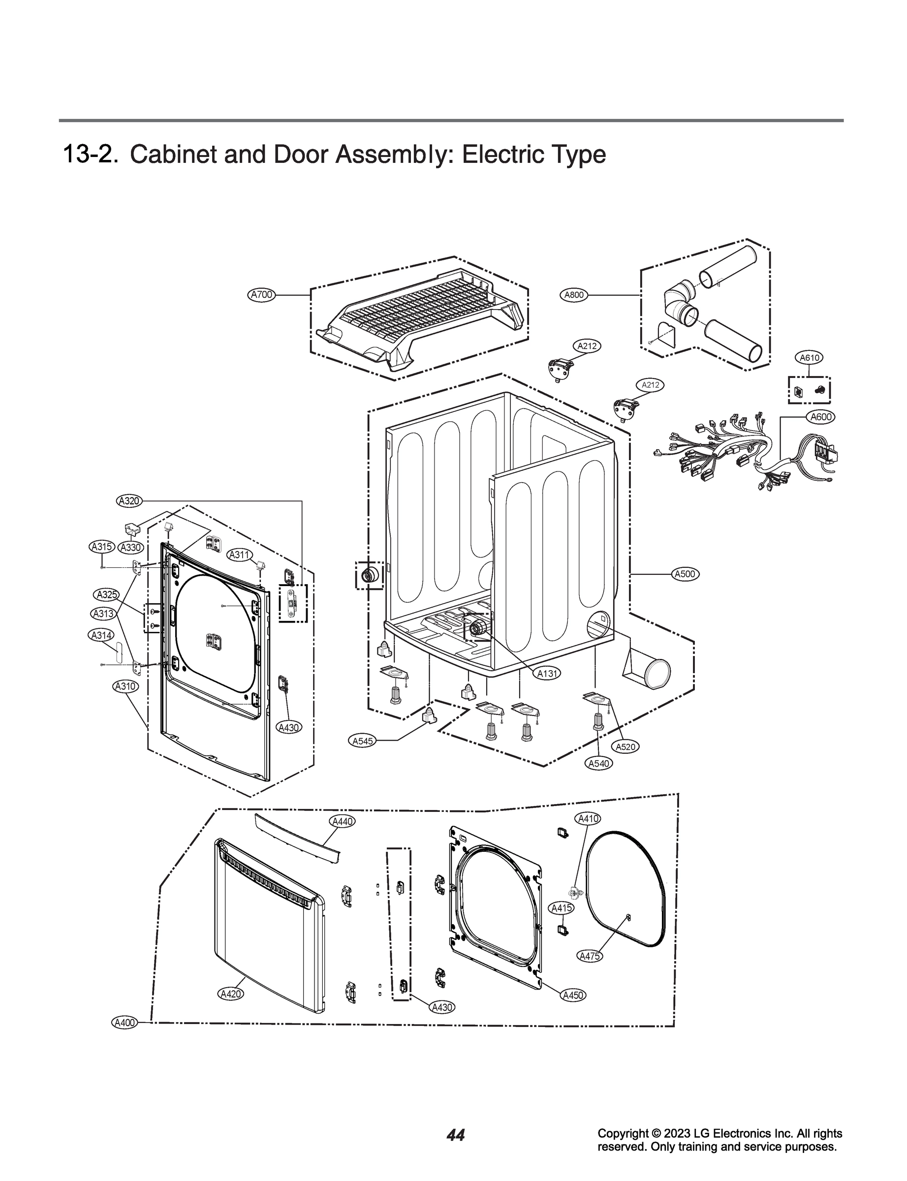 CABINET AND DOOR ASSEMBLY