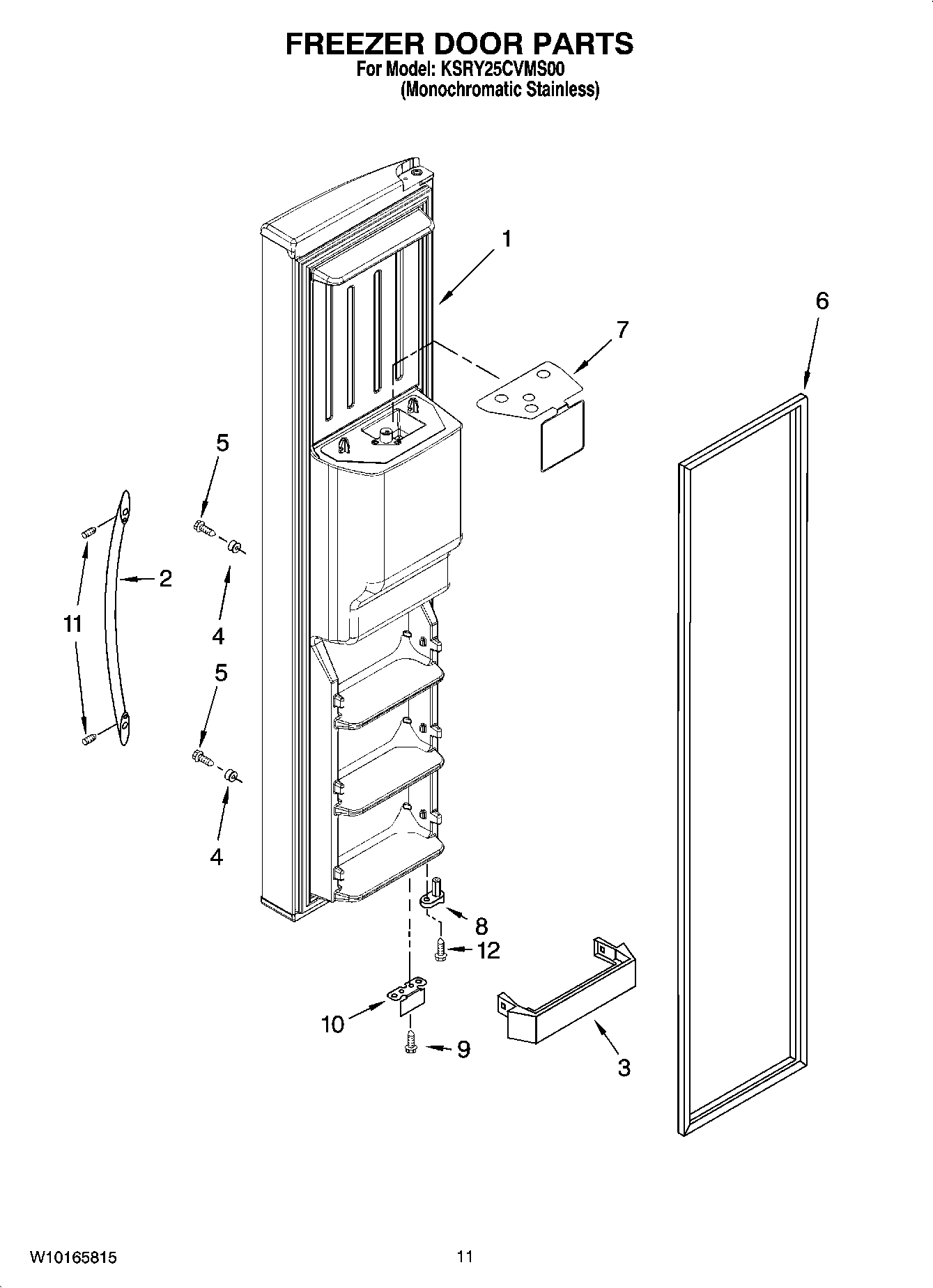 07 - FREEZER DOOR PARTS
