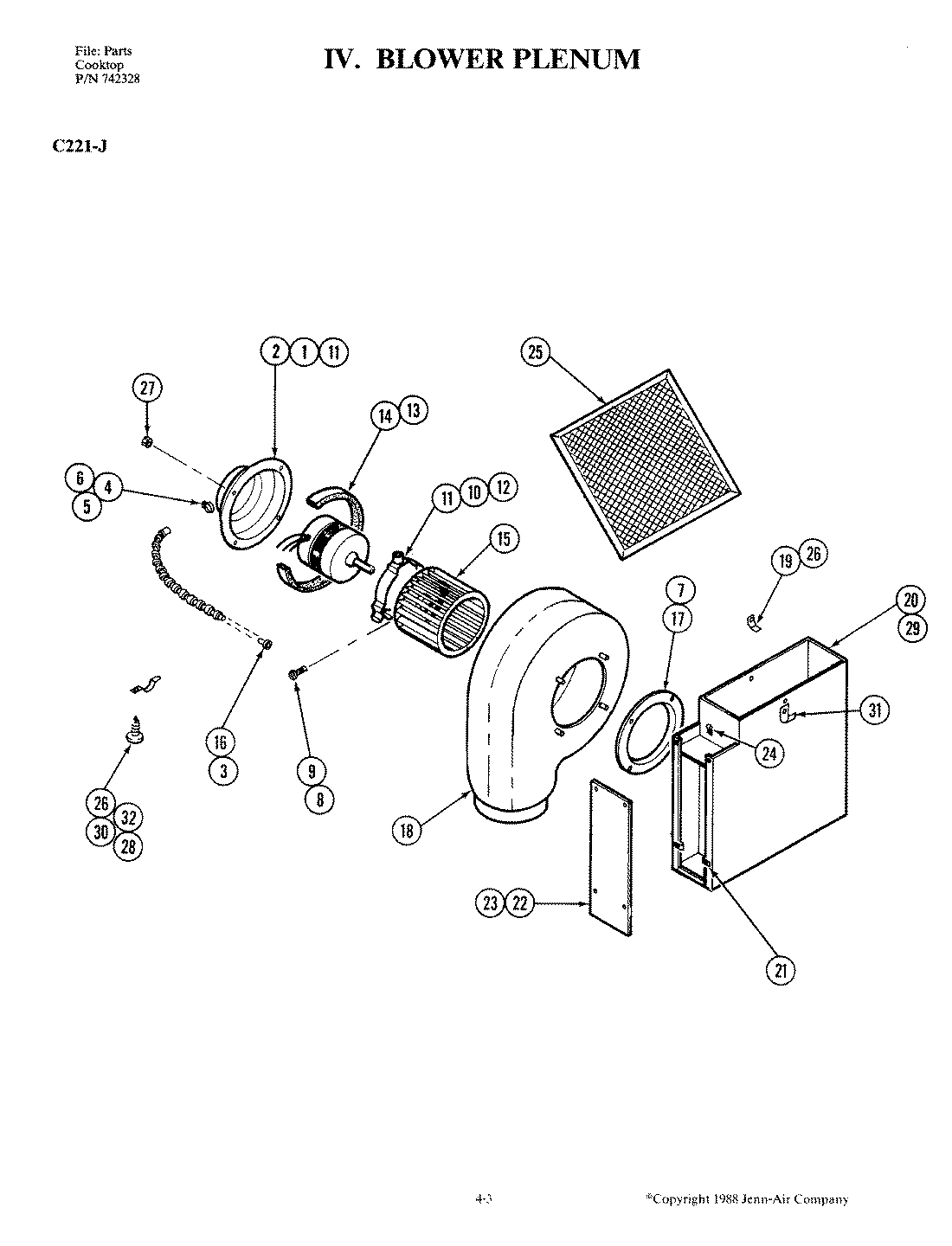 01 - BLOWER PLENUM