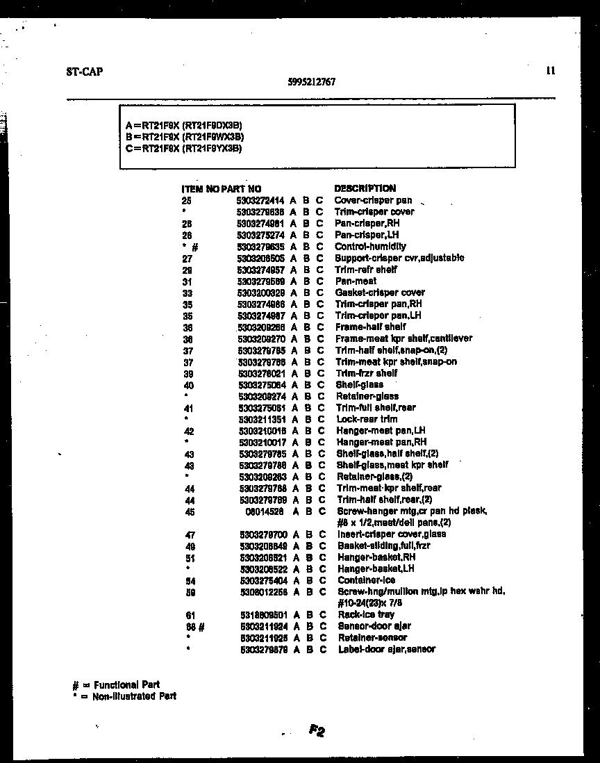 07 - SYSTEM AND AUTOMATIC DEFROST PARTS