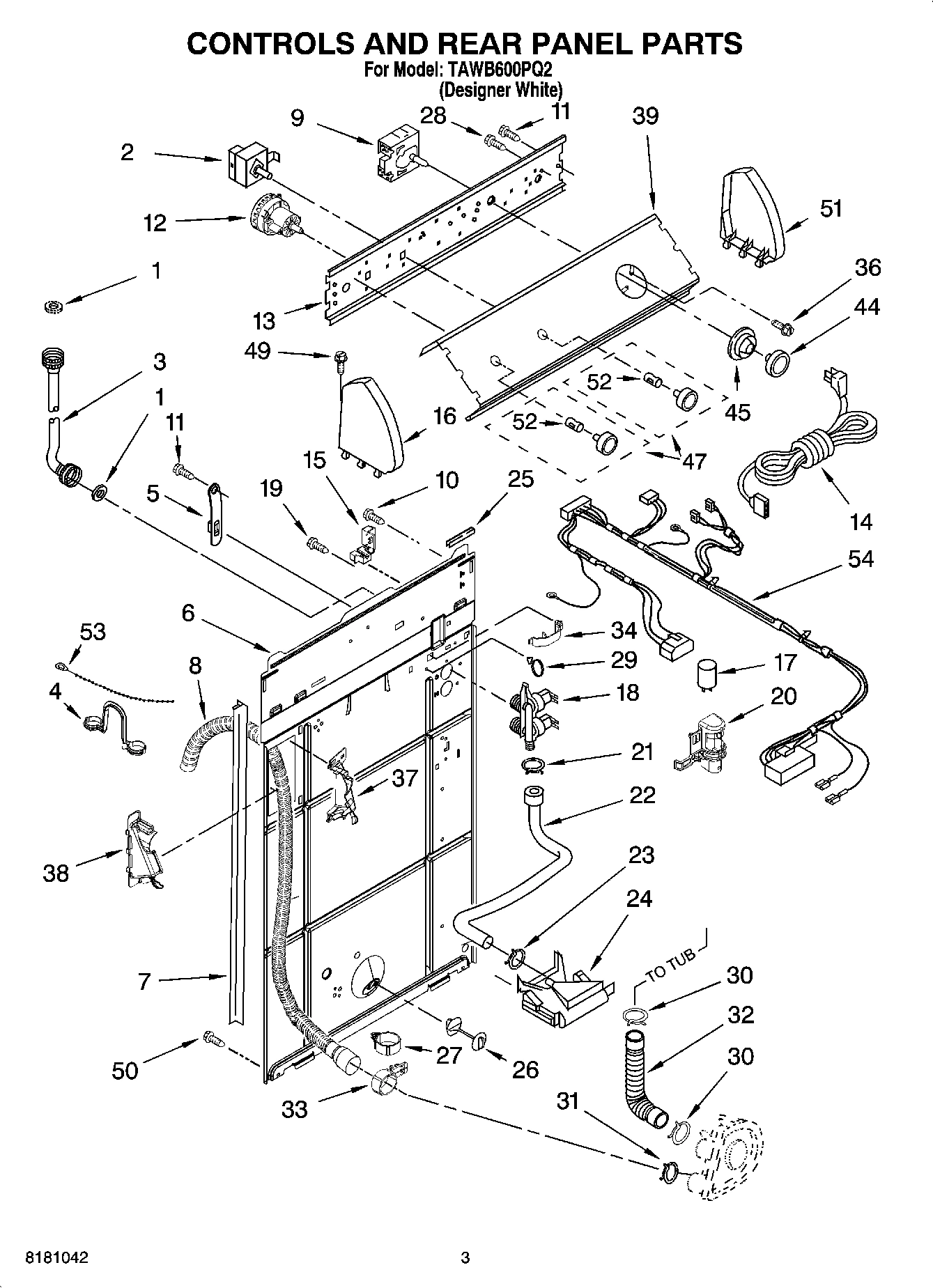 02 - CONTROLS AND REAR PANEL PARTS