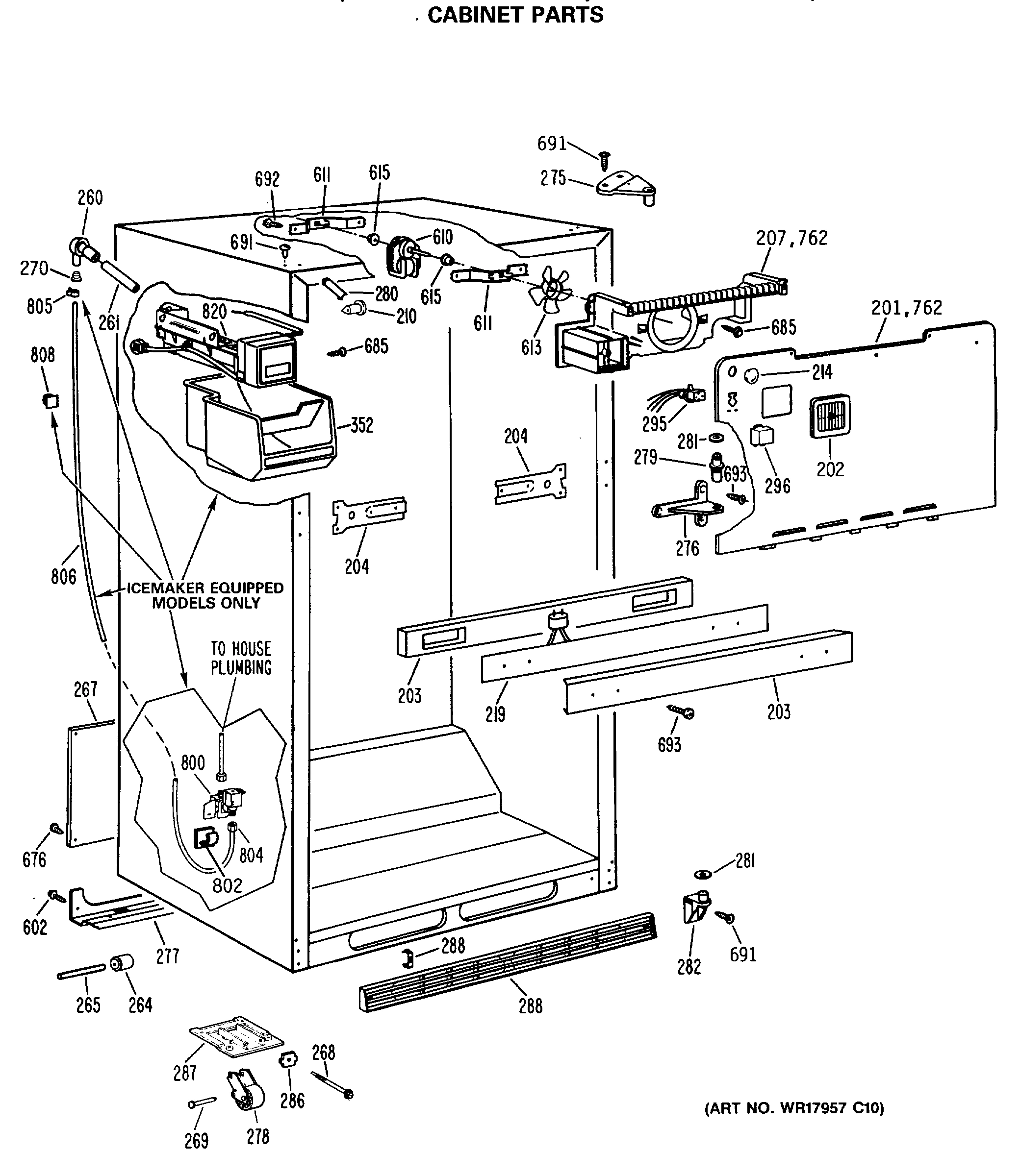 CABINET PARTS