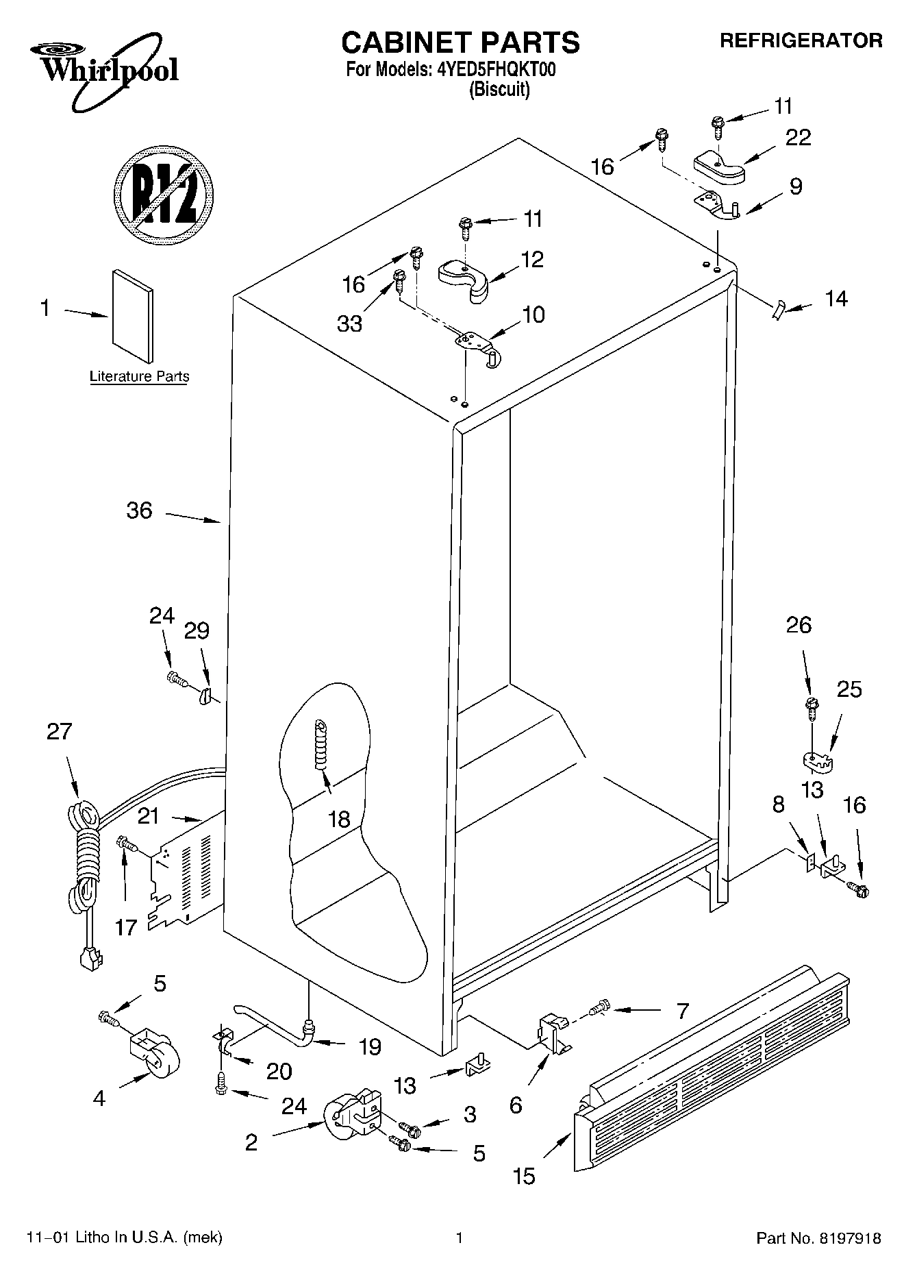 01 - CABINET, LITERATURE