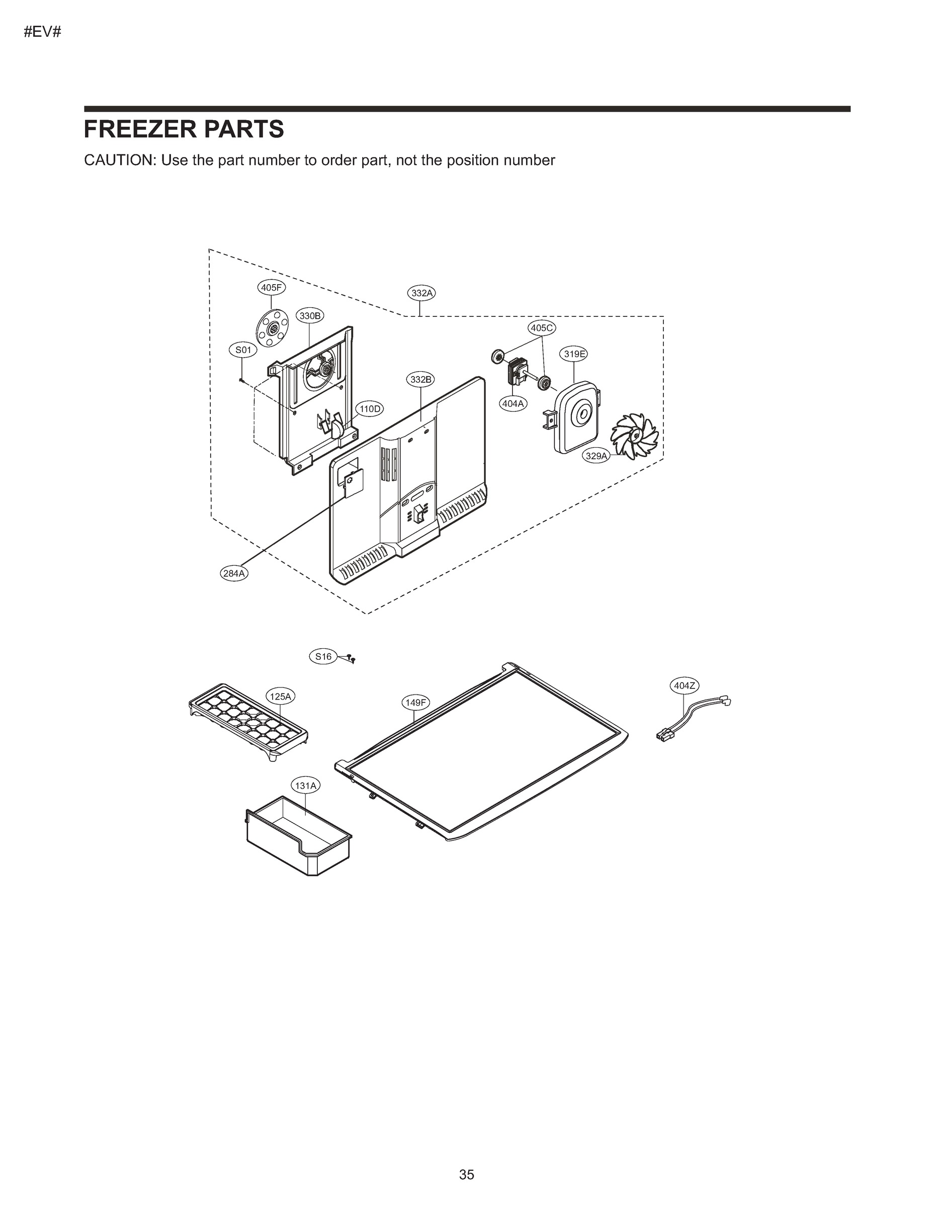 FREEZER PARTS