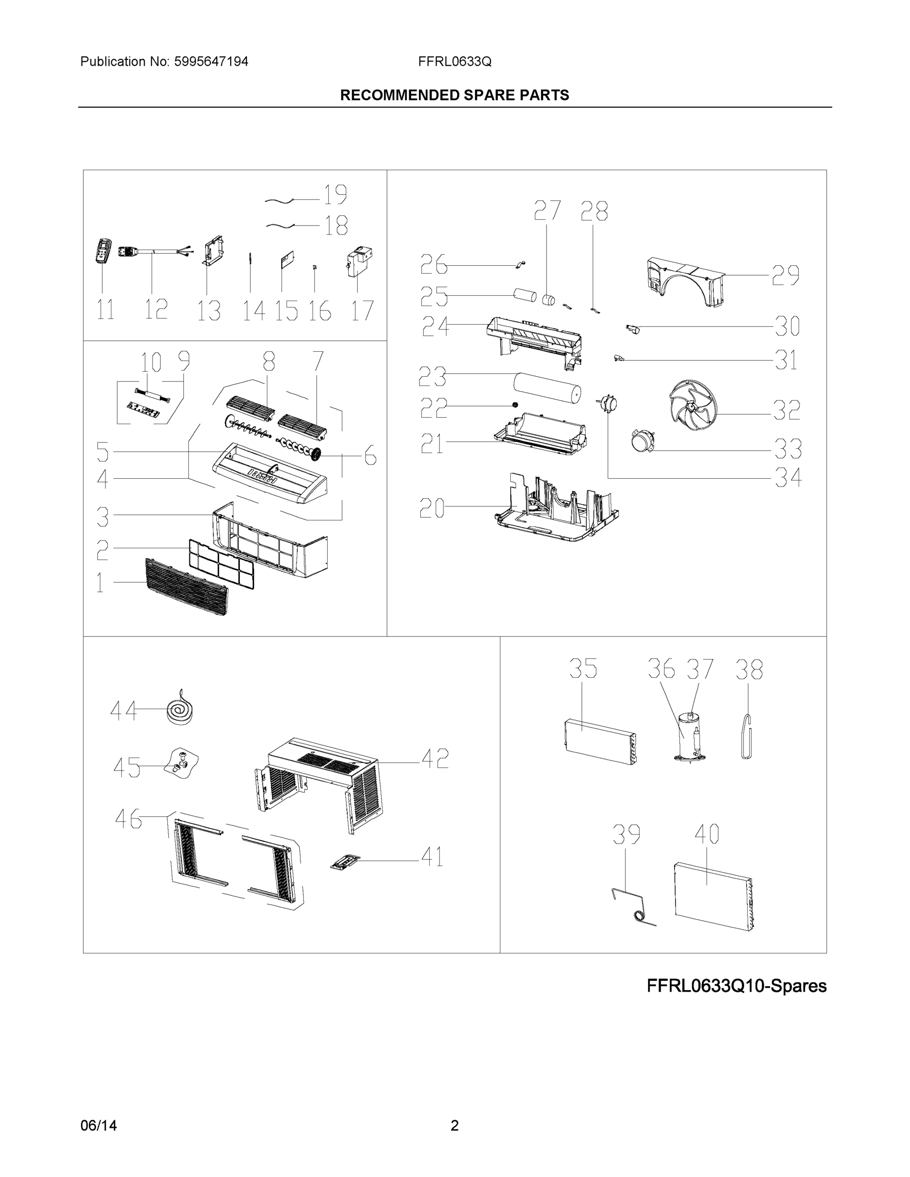02 - RECOMMENDED SPARE PARTS