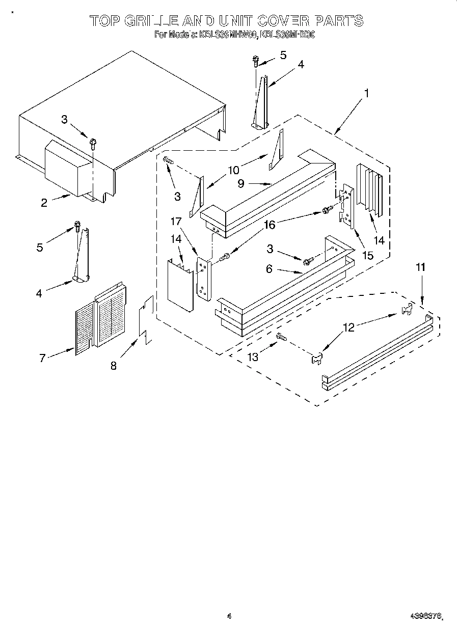 03 - TOP GRILLE AND UNIT COVER