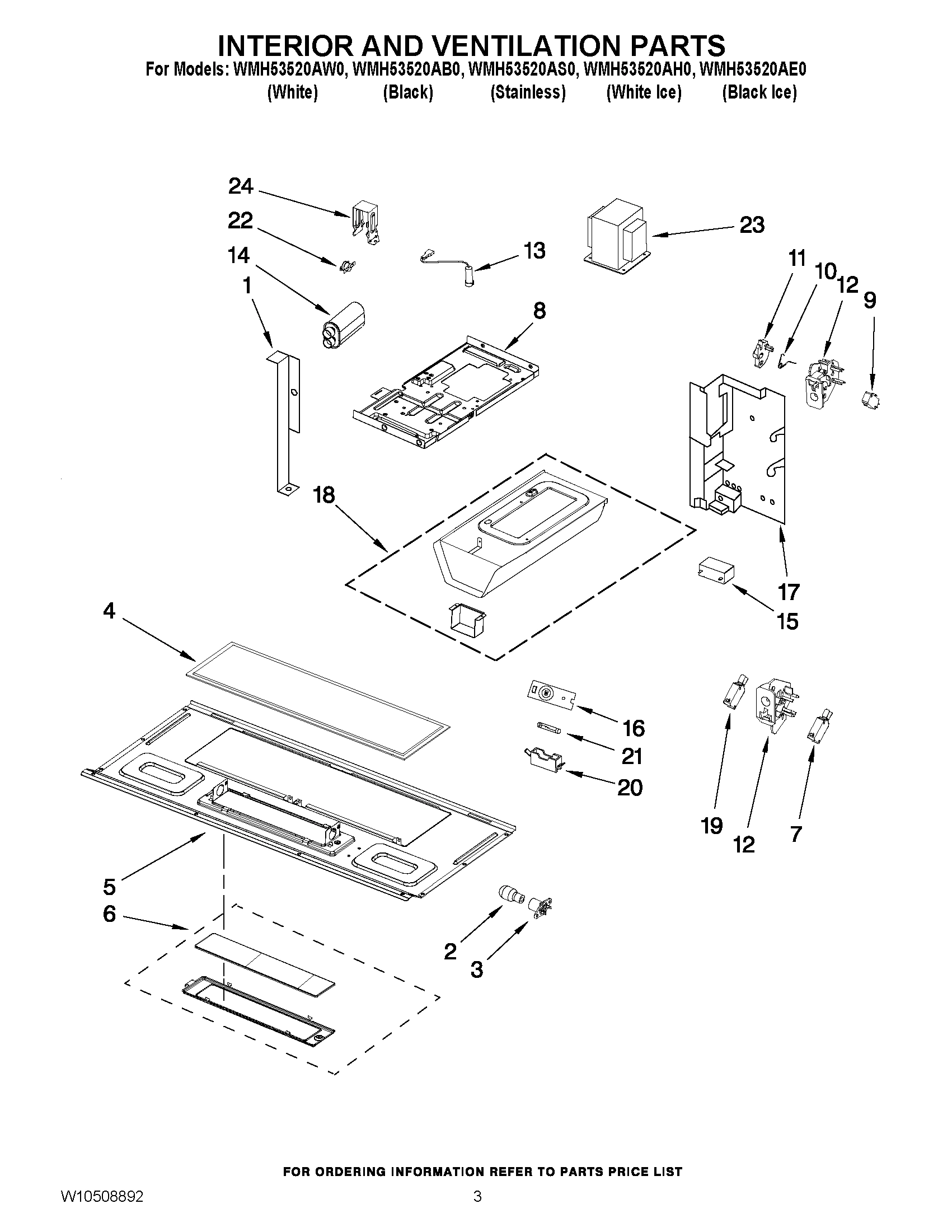 03 - INTERIOR AND VENTILATION PARTS