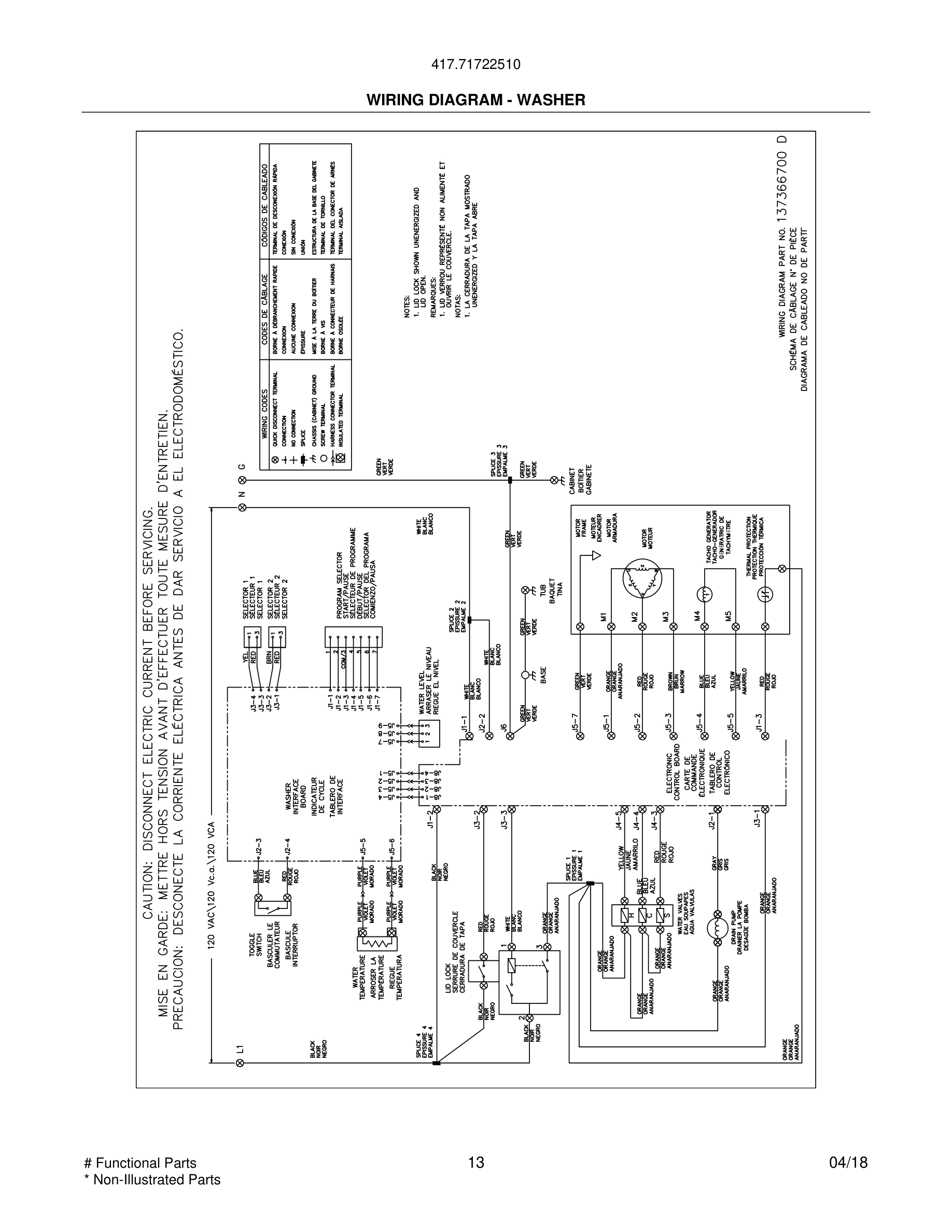 13 - WIRING DIAGRAM
