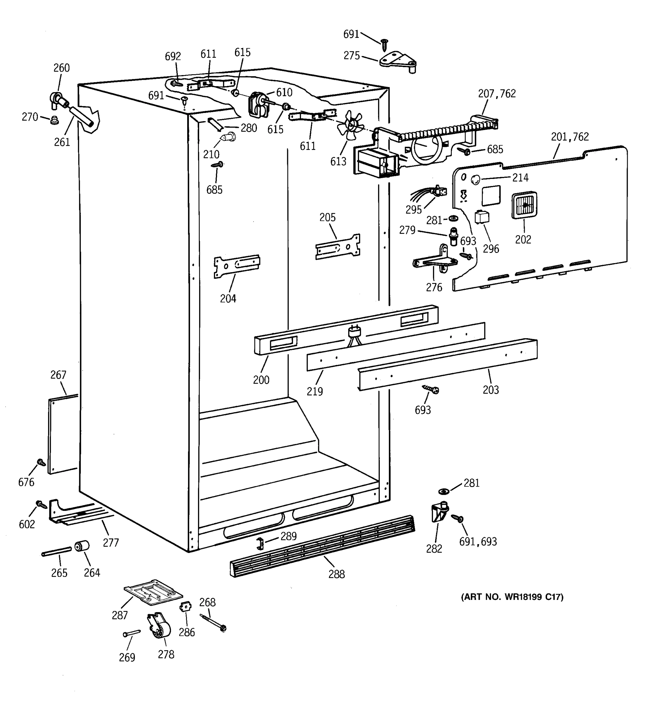 CABINET PARTS
