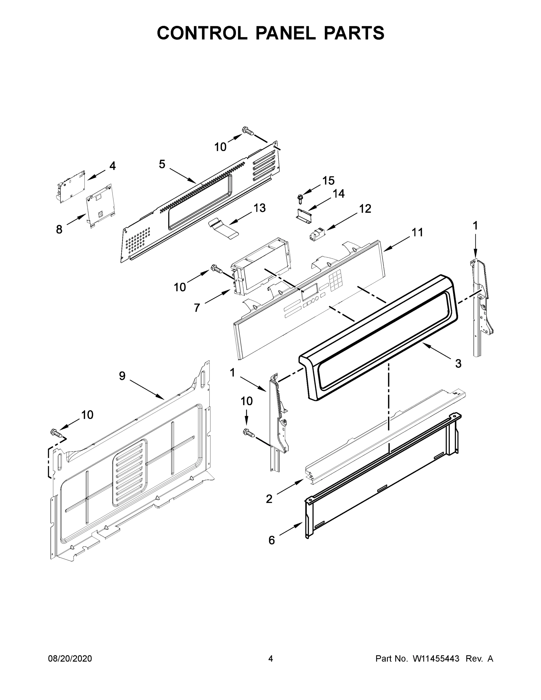 03 - CONTROL PANEL PARTS