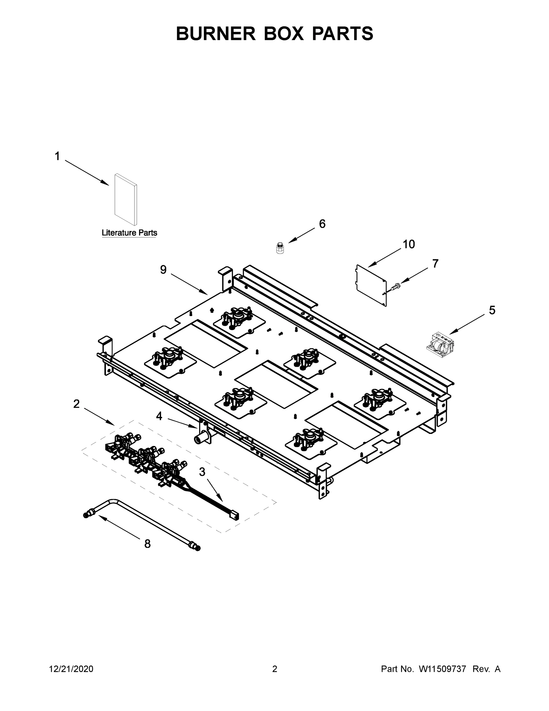 02 - BURNER BOX PARTS